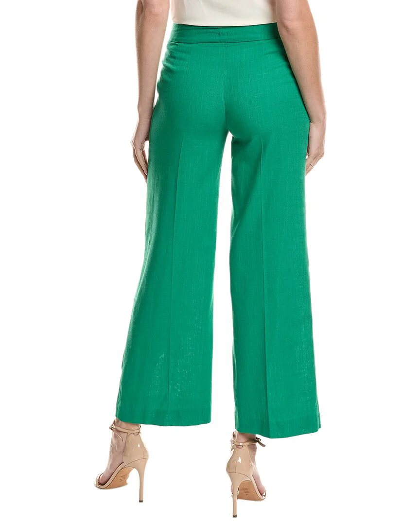 Tahari ASL Petite Linen-Blend Pant