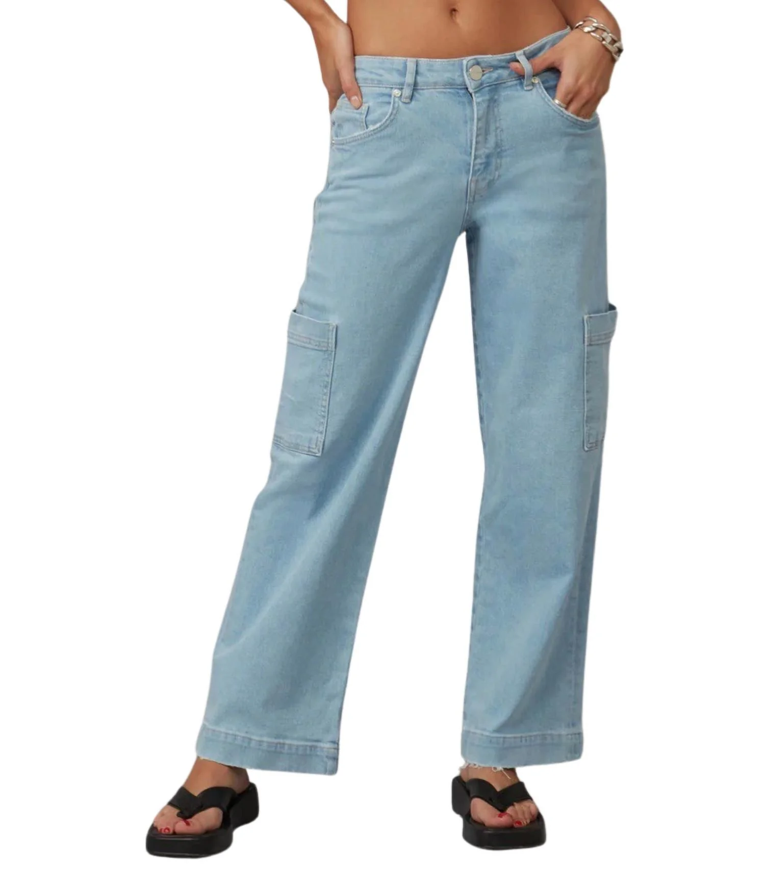 Phoenix- Cs Cargo Jeans In Sky Blue
