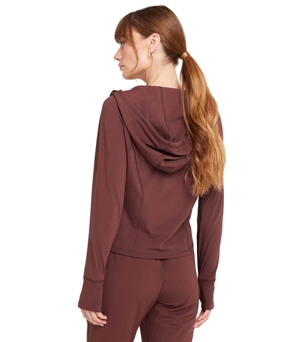 Spiritual Gangster Warm Core Zip Hood Jacket