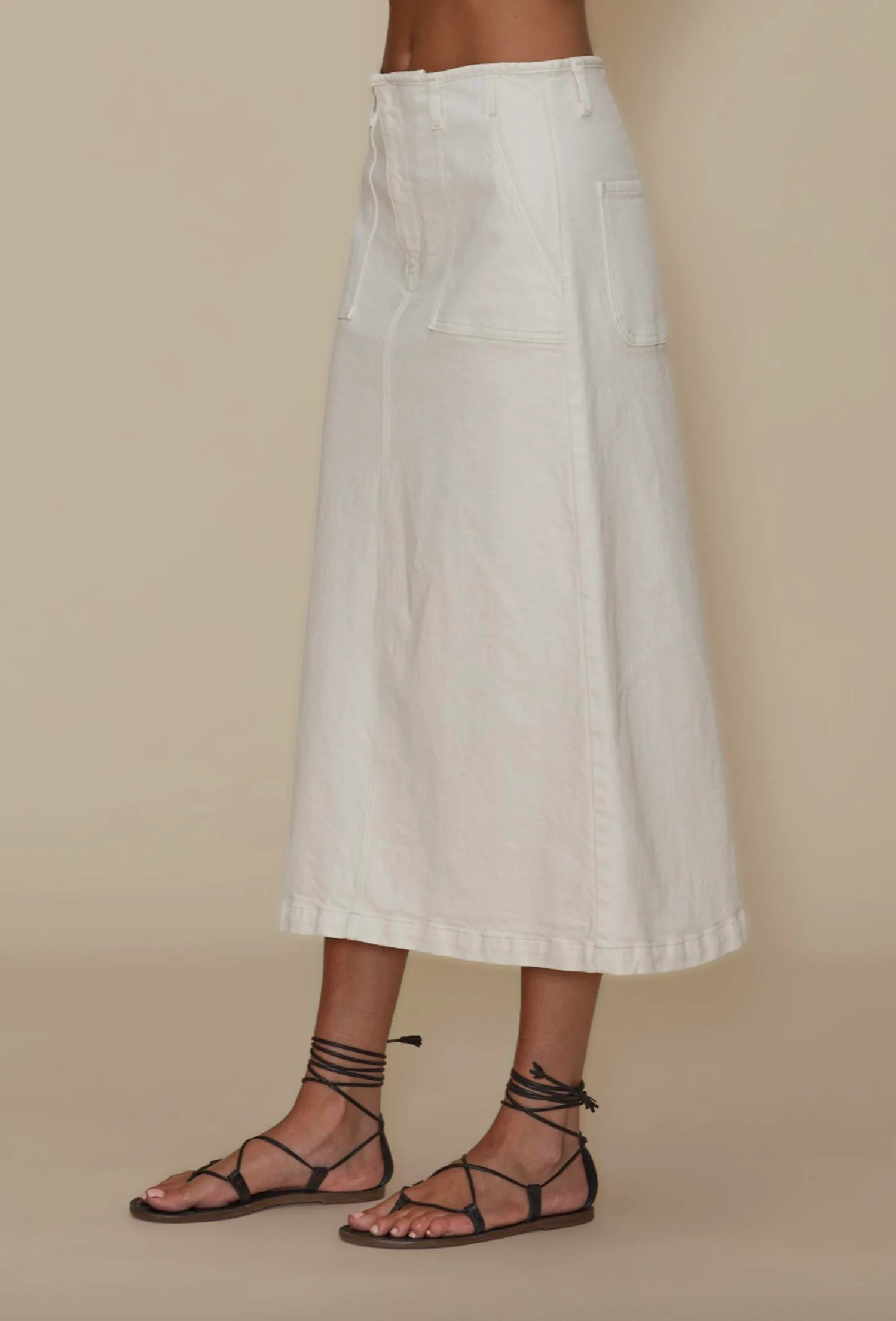 Jocelyn Skirt In Bone