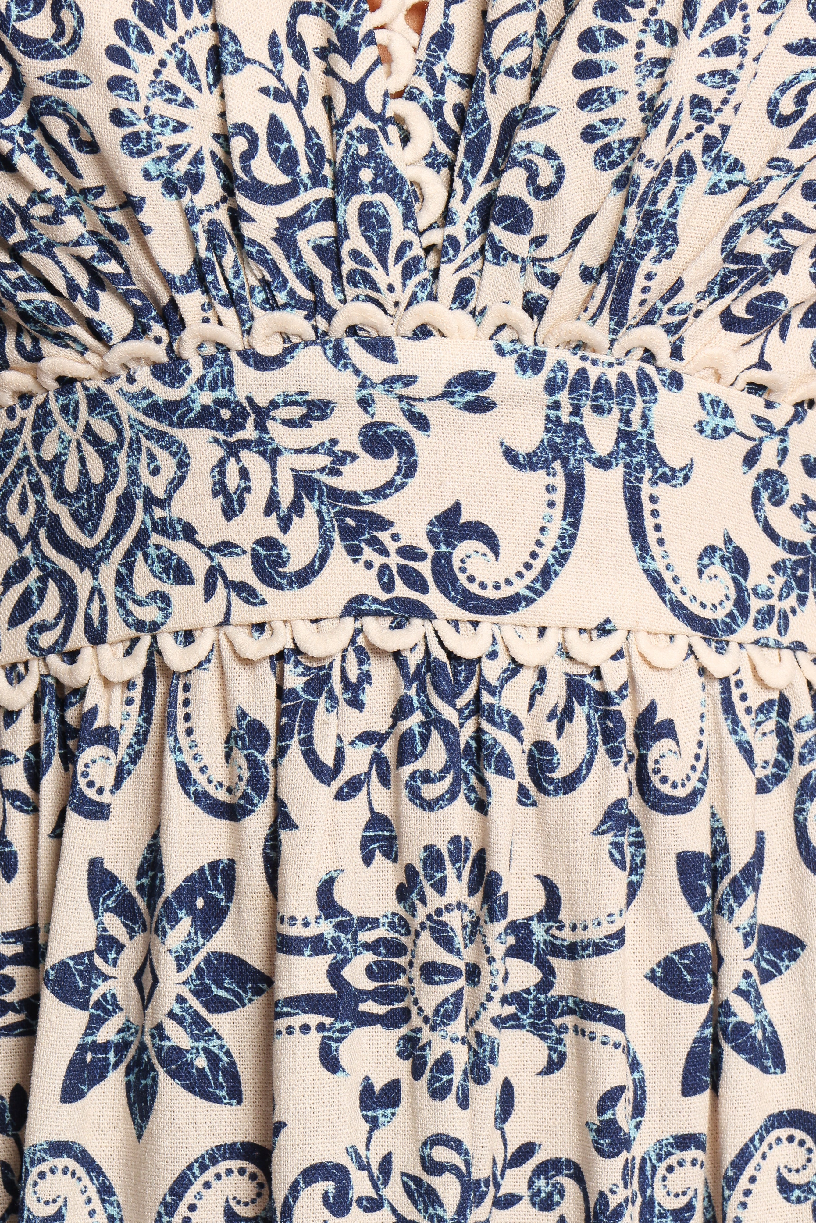 Elysia Midi Dress - Azalea Mosaic