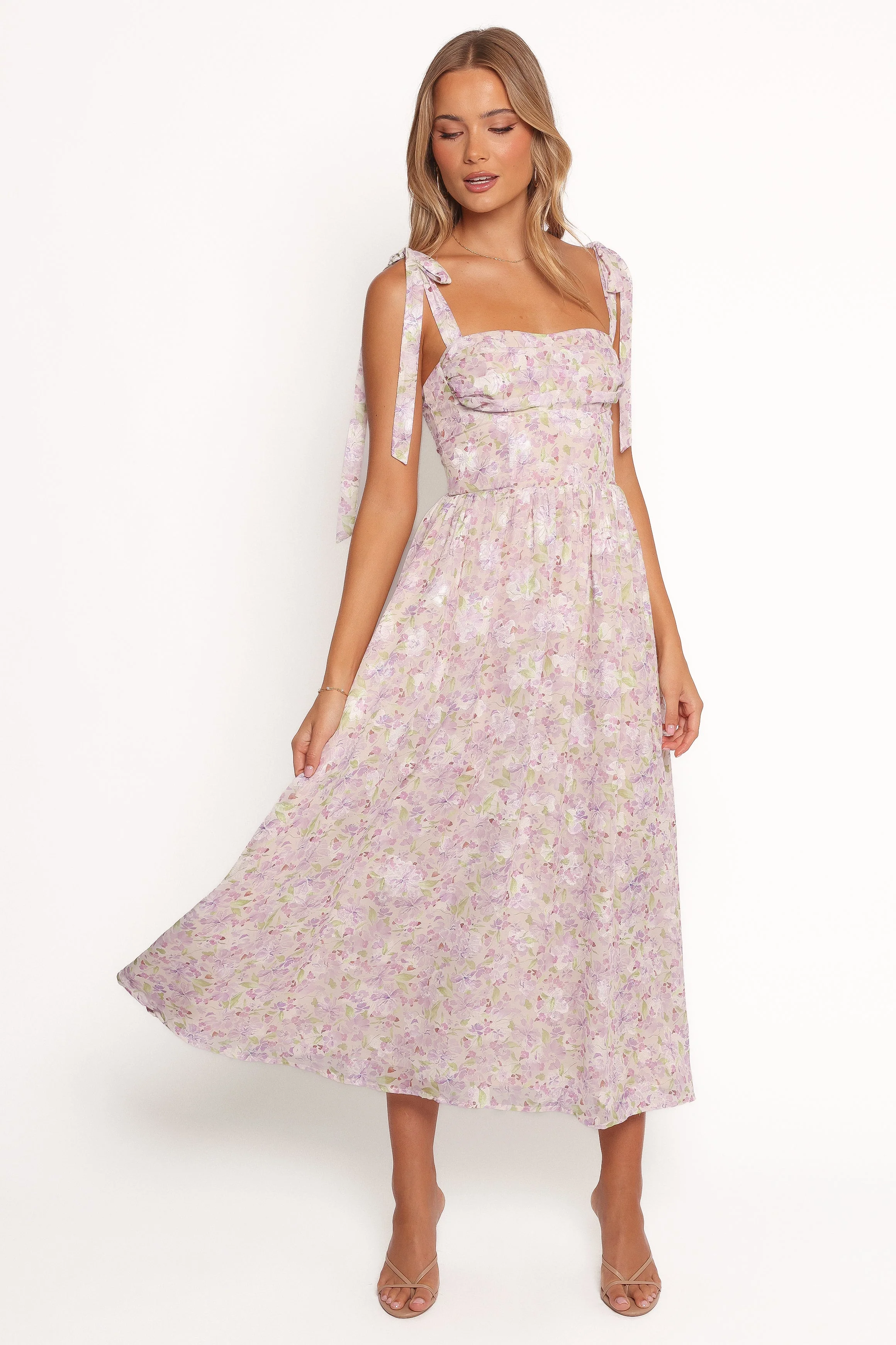 Hayden Maxi Dress - Purple Floral