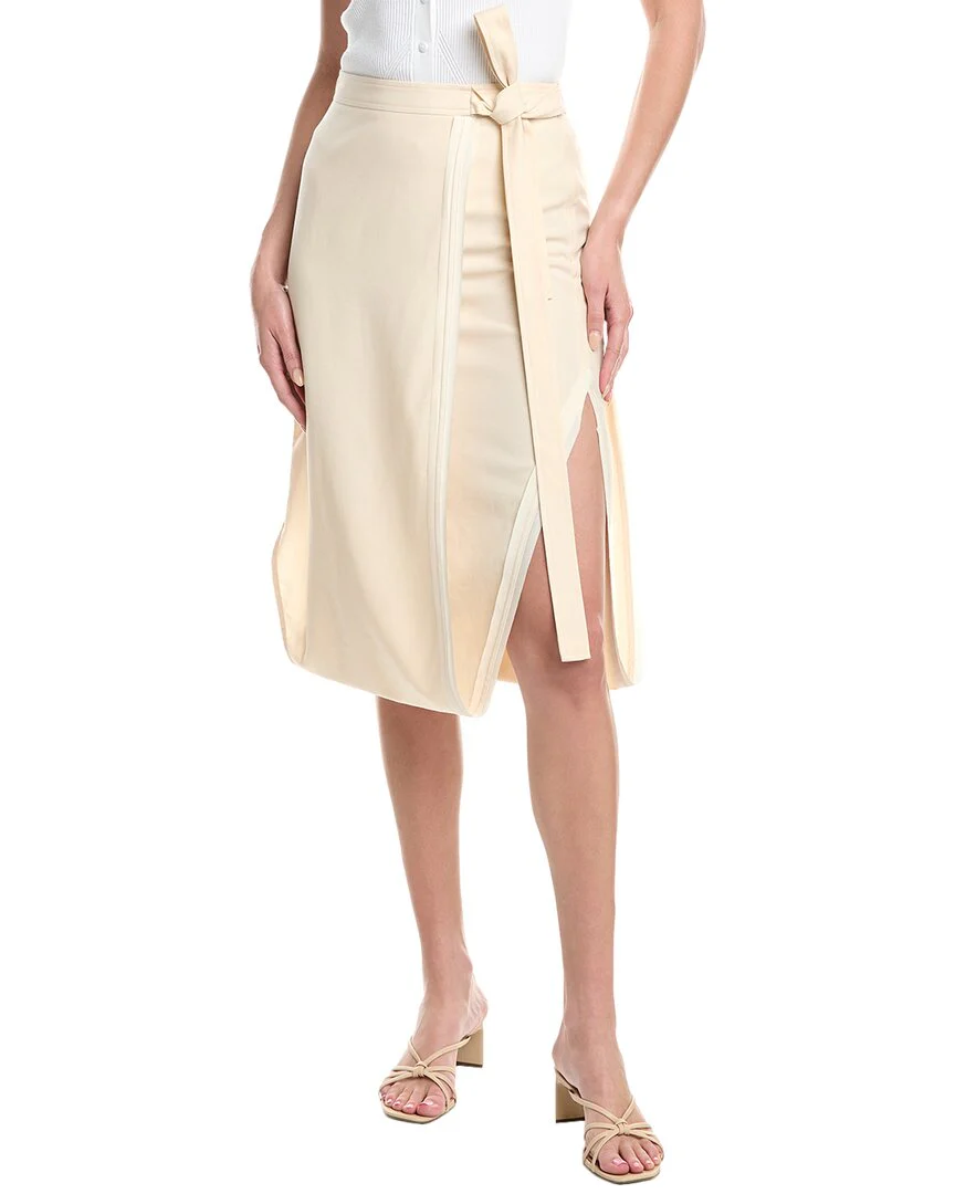 3.1 Phillip Lim Endless Loop Wool-Blend Skirt