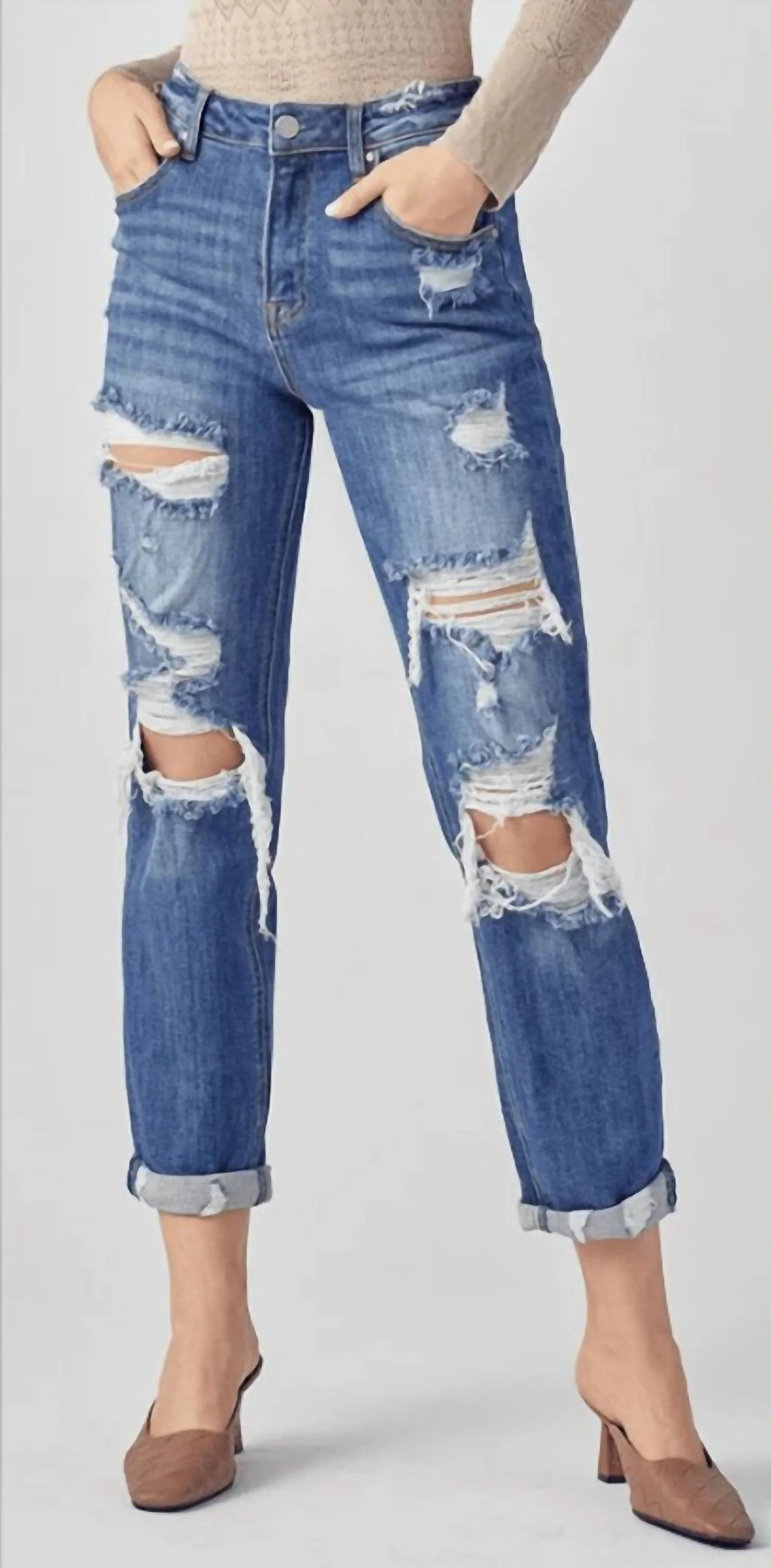 My Boyfriend Is Back Jeans In Blue