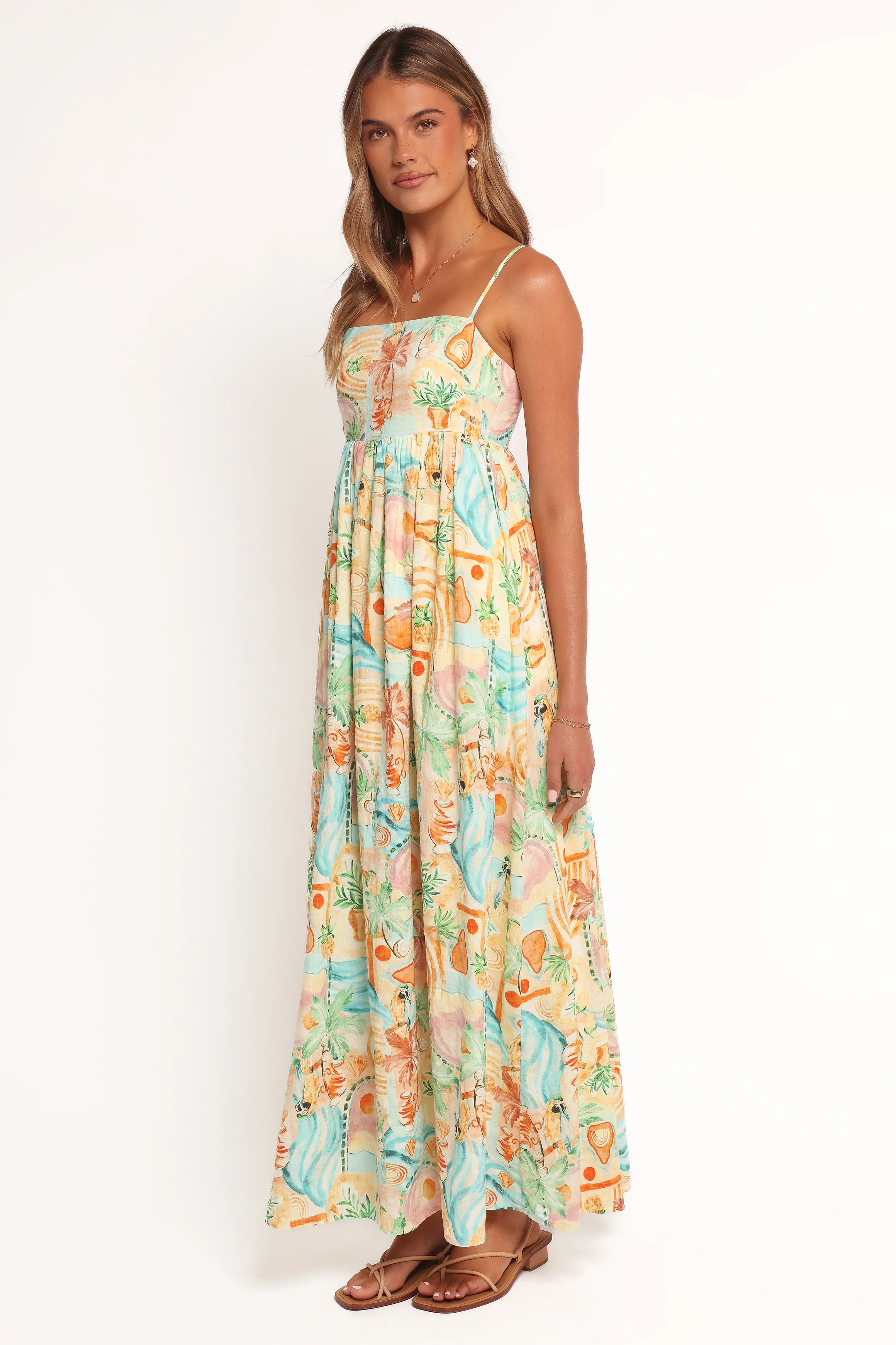 Odessa Maxi Dress - Golden Palm