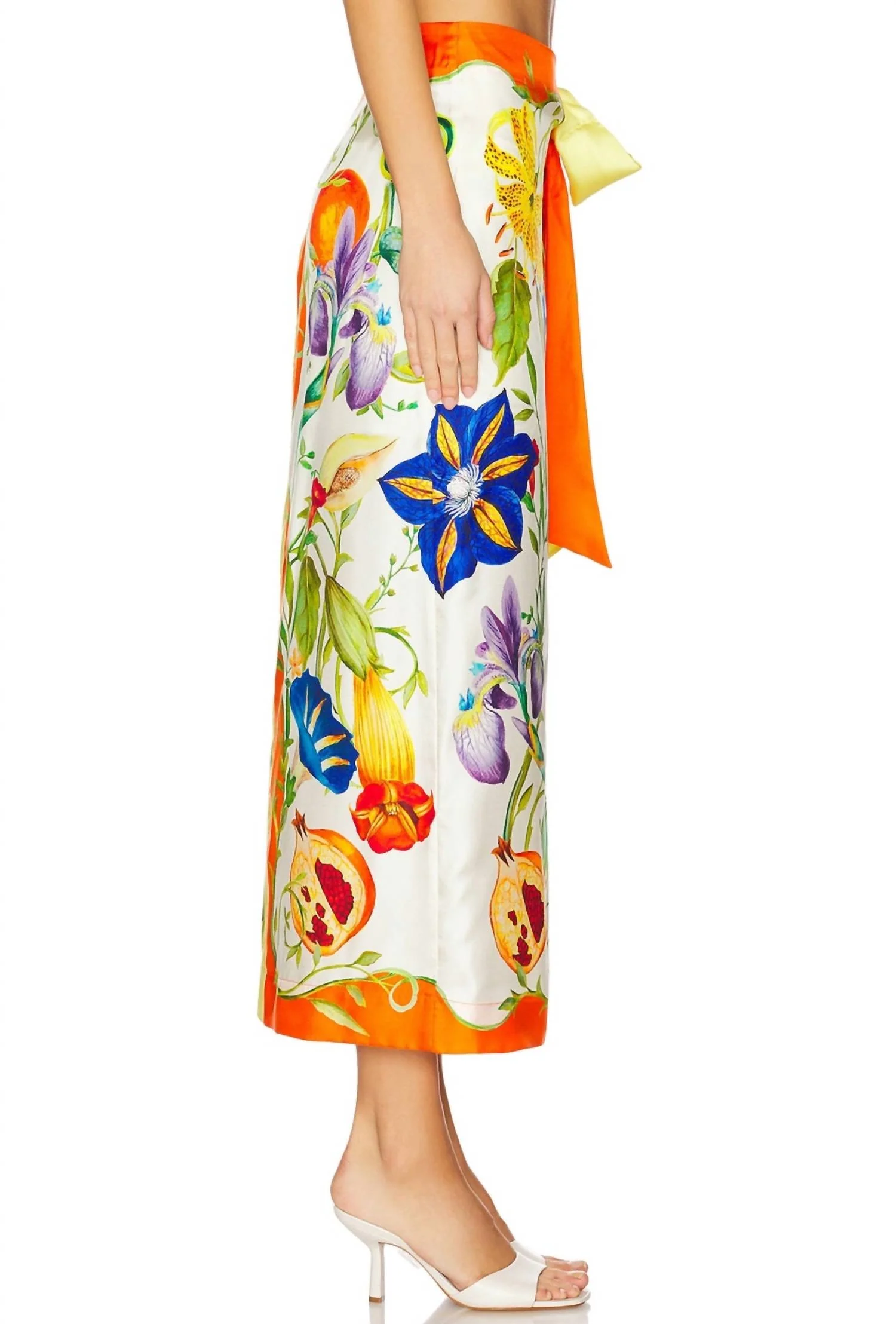 Flores Sarong Skirt In Multi