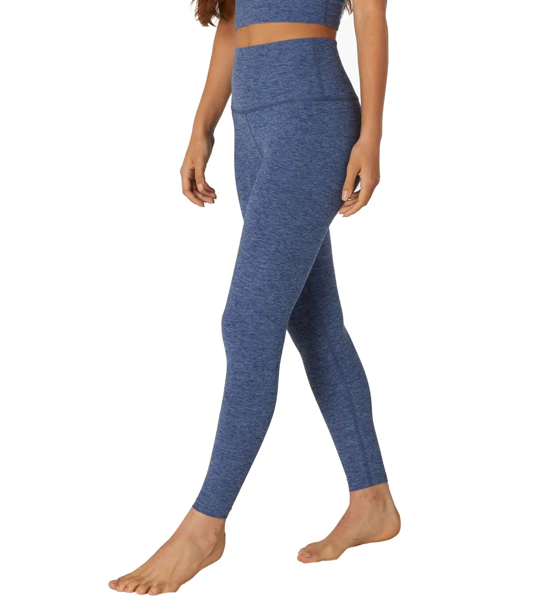 Beyond Yoga Spacedye High Waisted Caught In The Midi 7/8 Yoga Leggings Serene/Hazy Blue