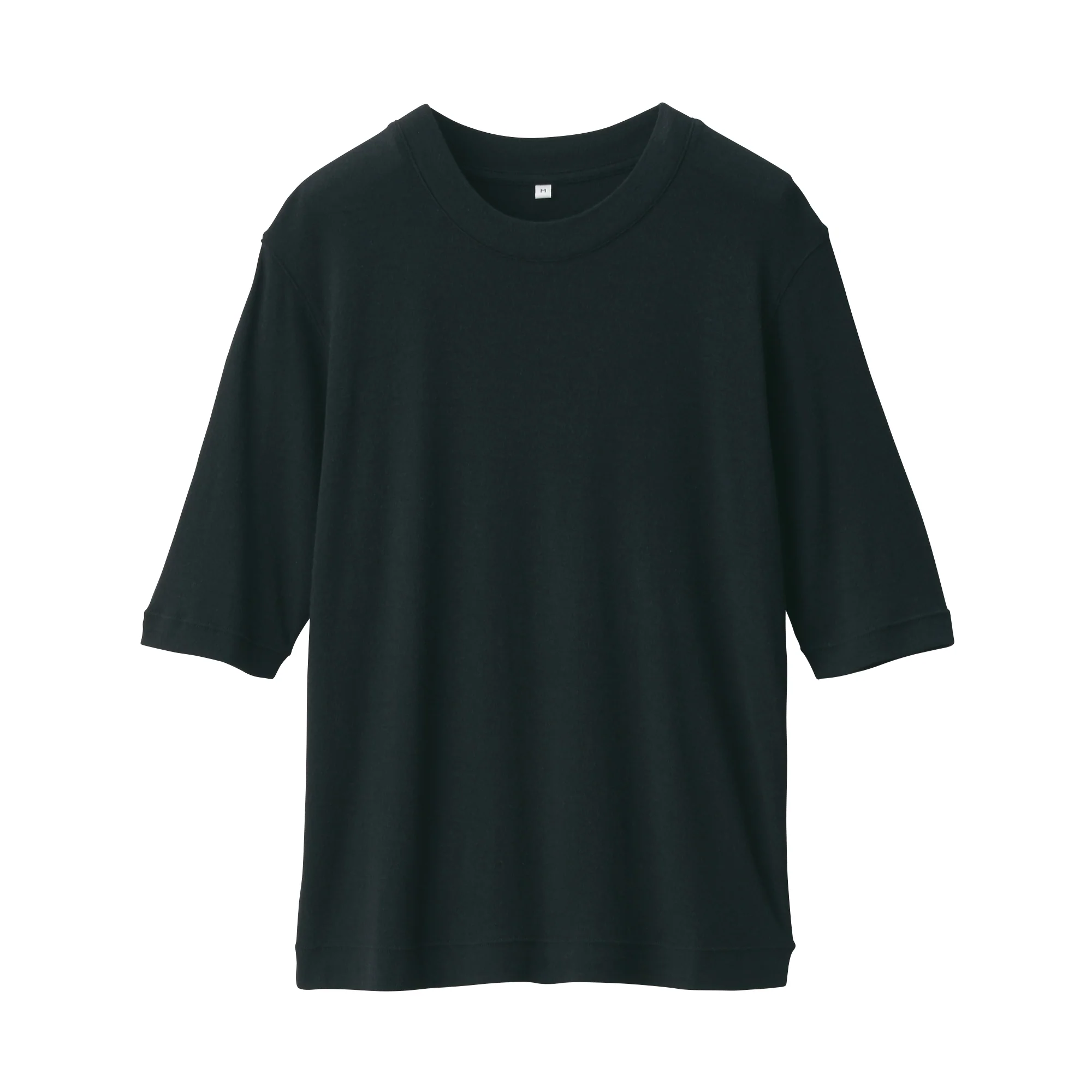 Women's Soy Fiber Blend Ribbed Crew Neck Half Sleeve T-Shirt