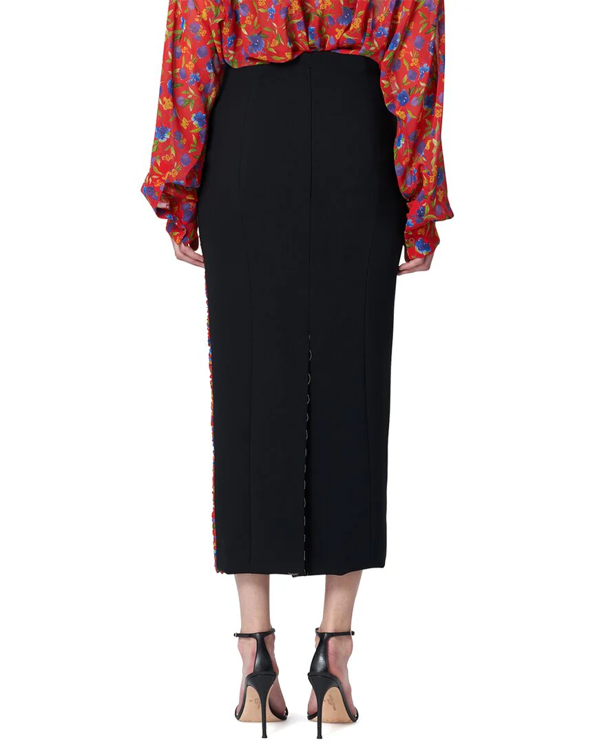 Carolina Herrera Ruched Midi Skirt