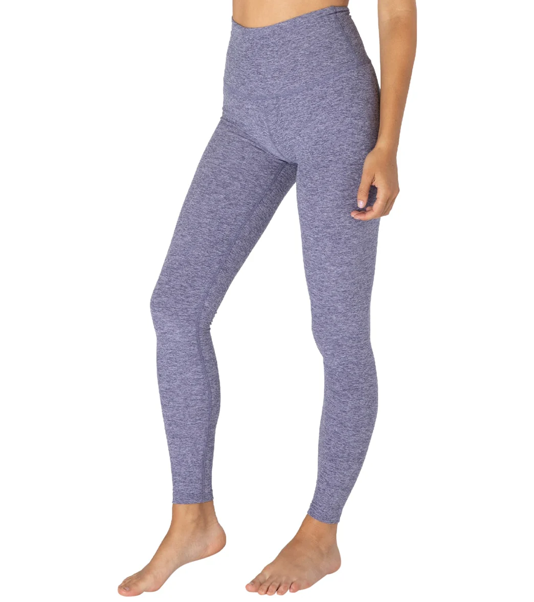 Beyond Yoga Spacedye High Waisted Caught In The Midi 7/8 Yoga Leggings Dusty Violet/Lovely Lilac