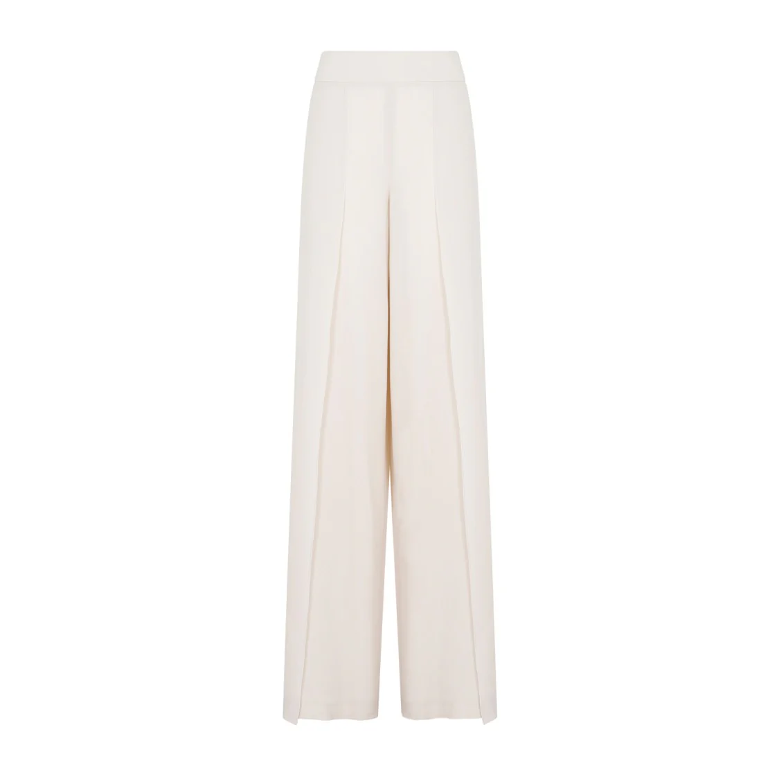 Greige Silk Fellia Chiffon Pants