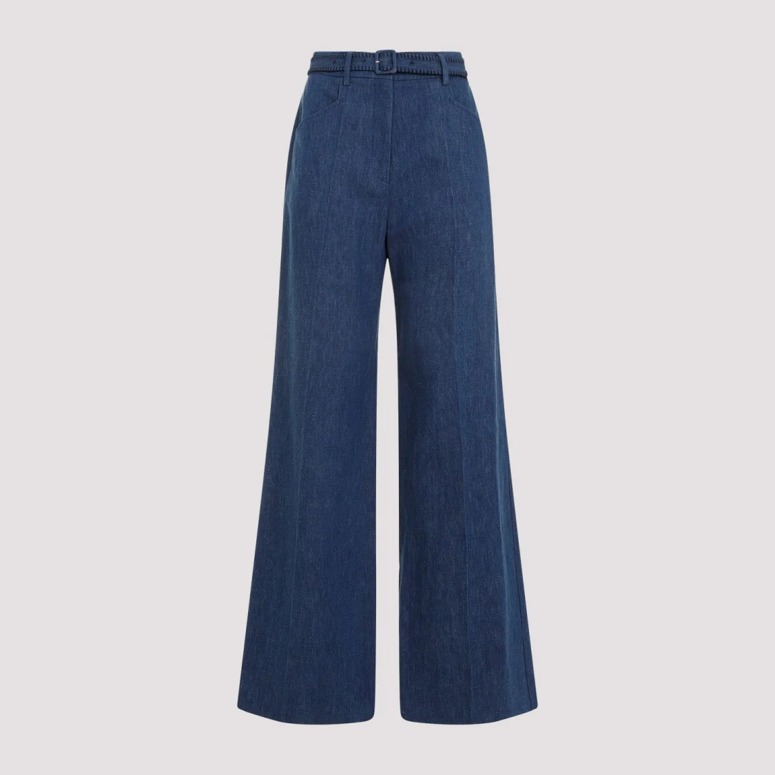 Denim Blue Recycled Cotton Norma Pants