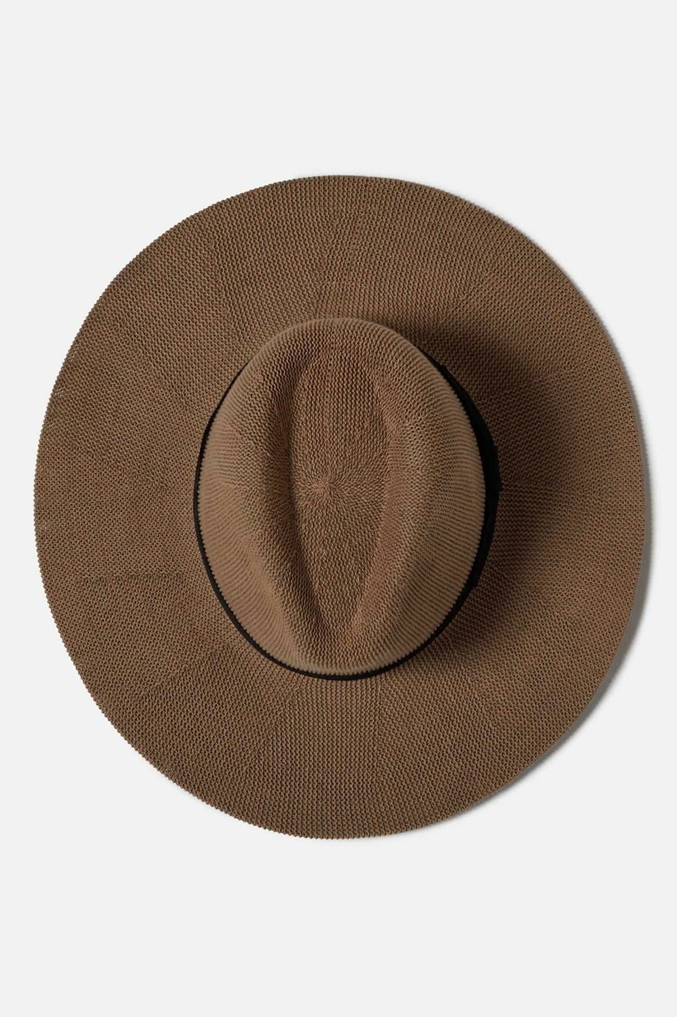 Lyons Knit Packable Hat - Dark Tan/Black