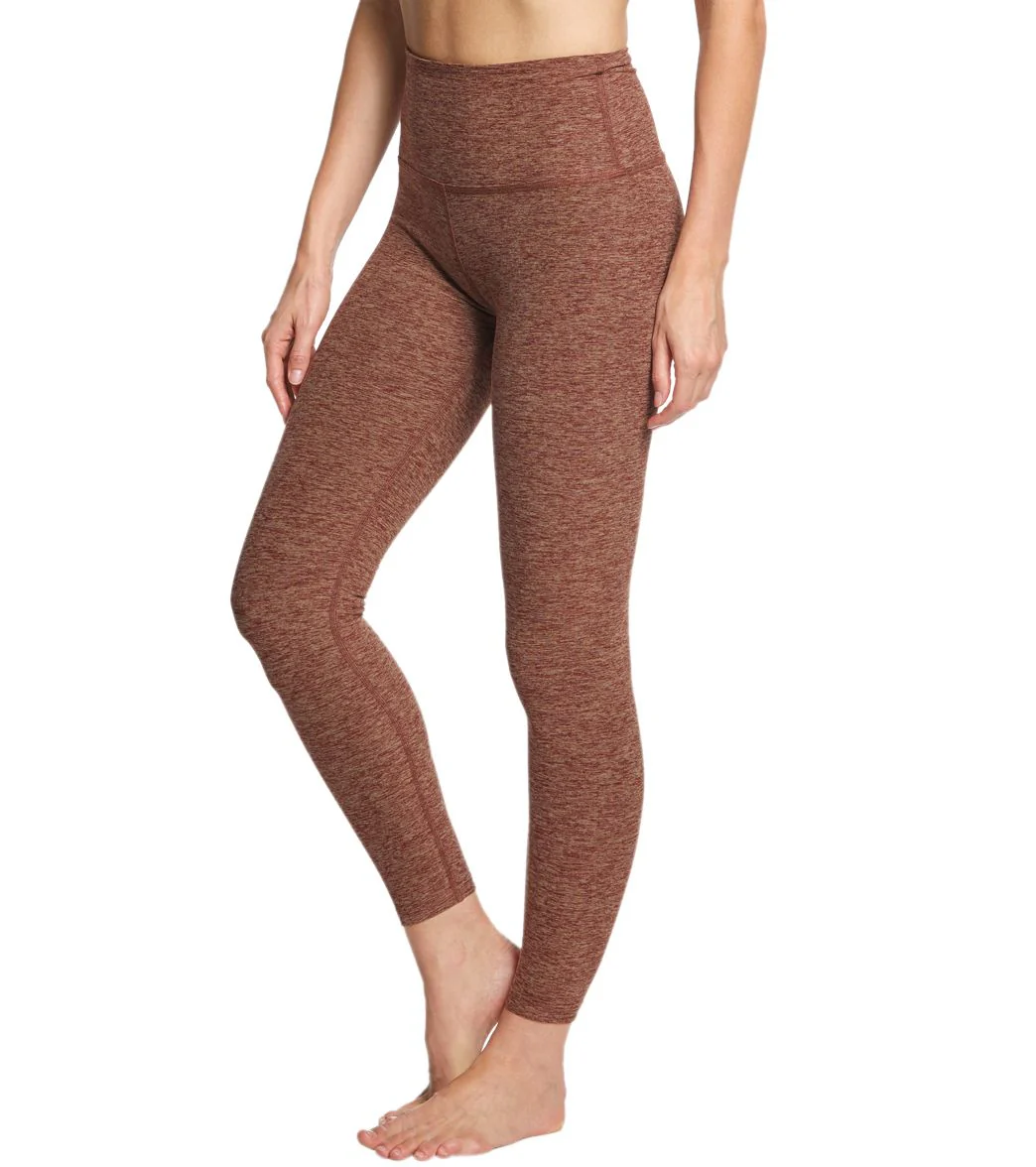 Beyond Yoga Spacedye High Waisted Caught In The Midi 7/8 Yoga Leggings Red Rock/Tumbleweed