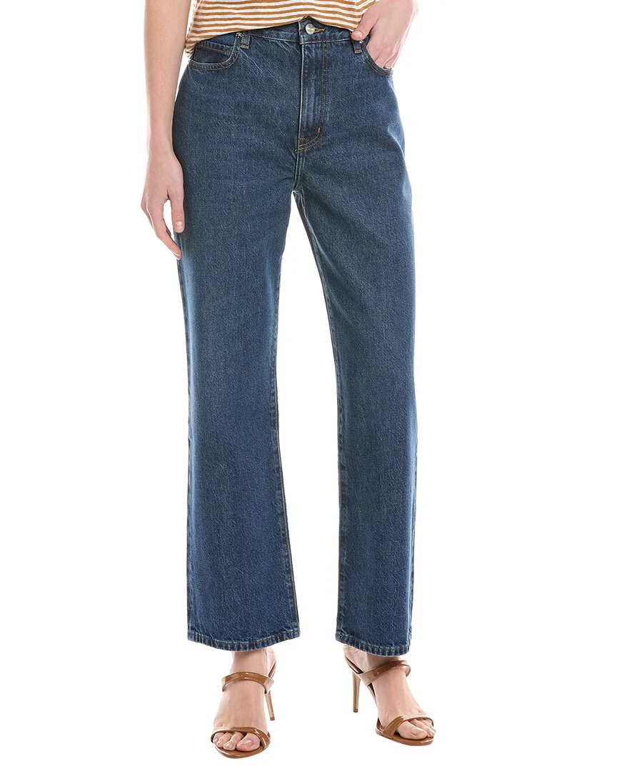 FRAME Denim Le Jane Kirk Ankle High-Rise Straight Jean