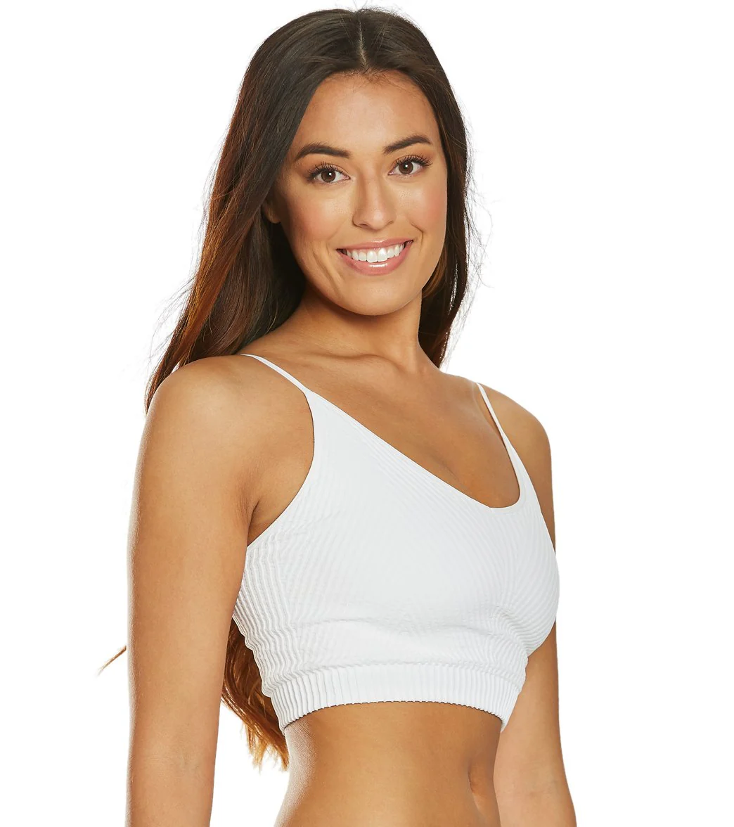 Spiritual Gangster Ribbed Row Crop Tank