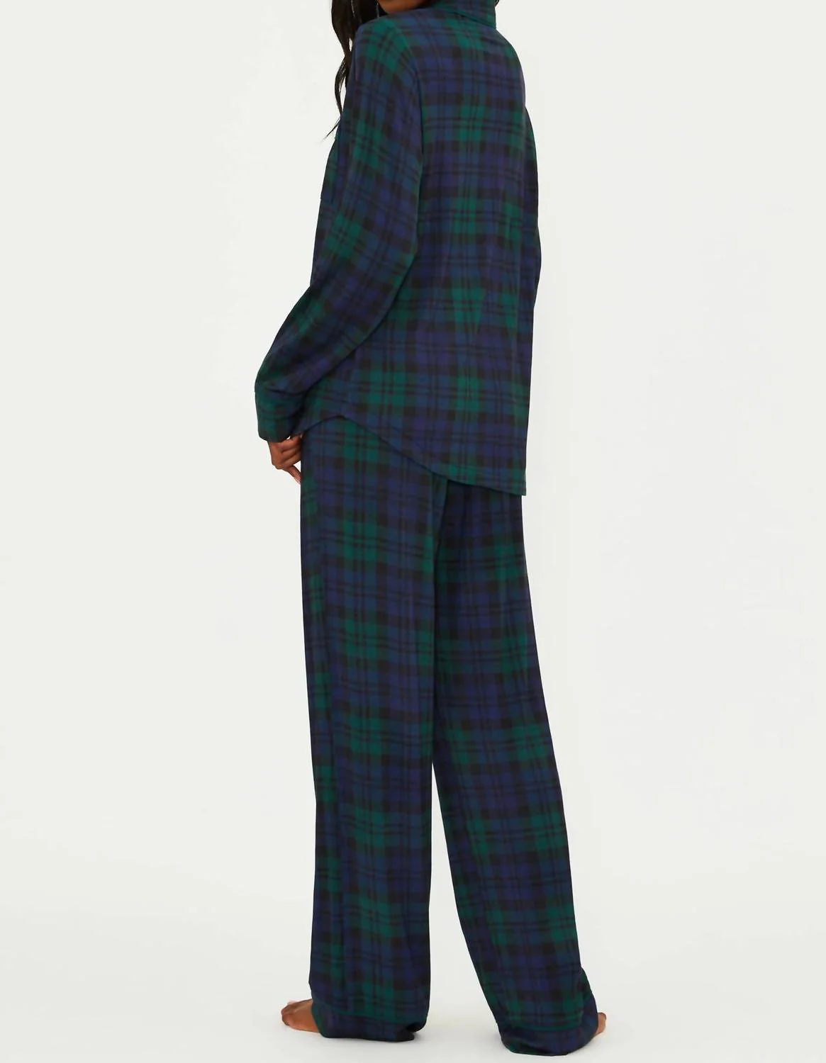 Livy Top And Connie Pant Pajama Set In Wintergreen