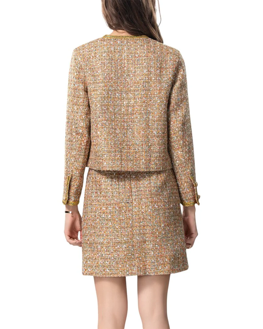 BURRYCO Cardigan & Skirt Set