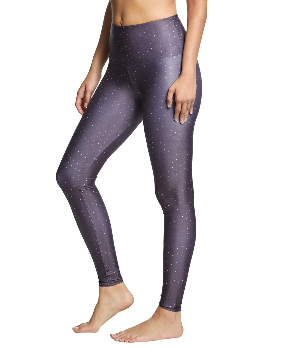 Onzie High Waisted Yoga Leggings Dots
