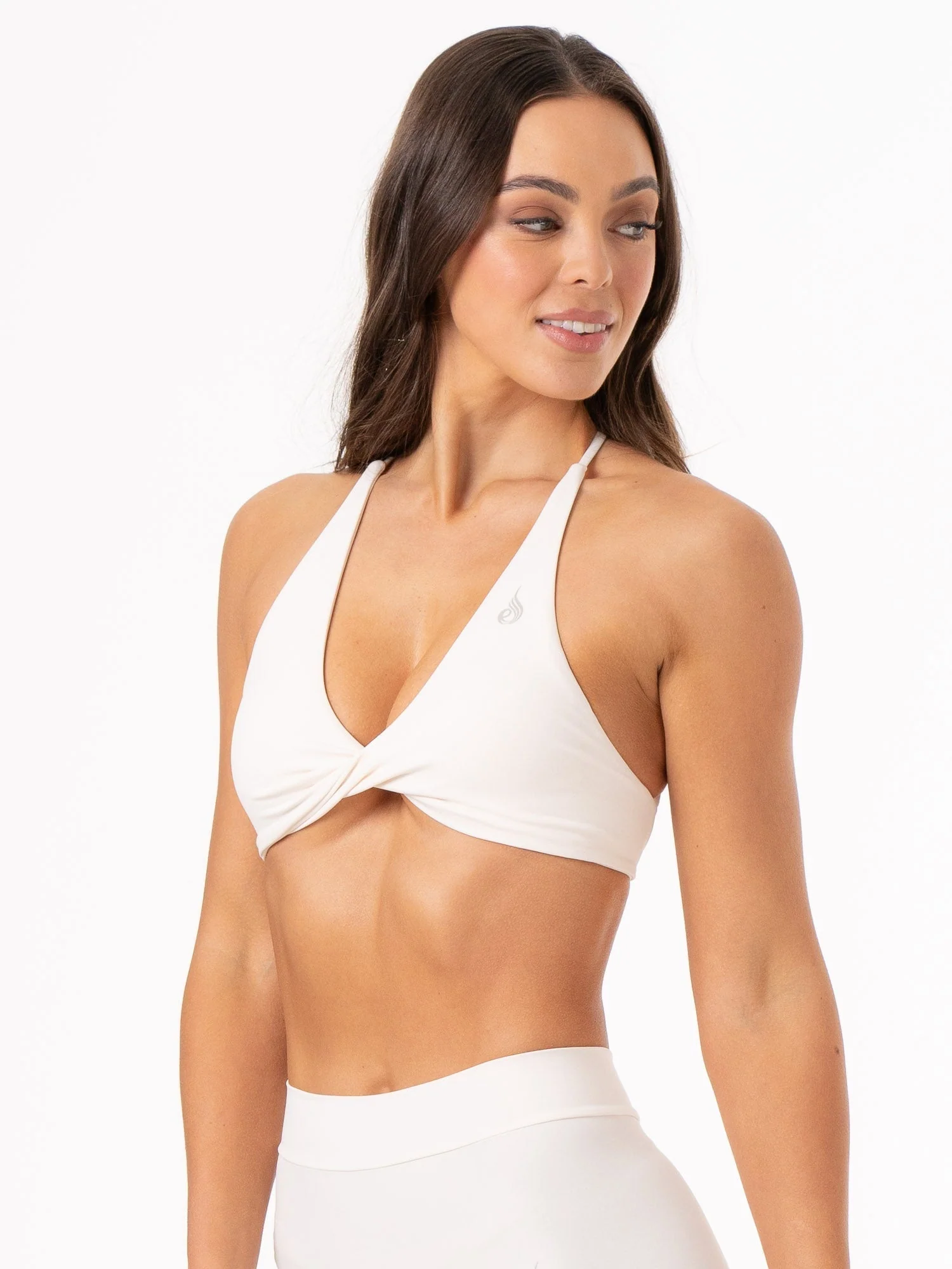 NKD Twist Sports Bra - Ivory