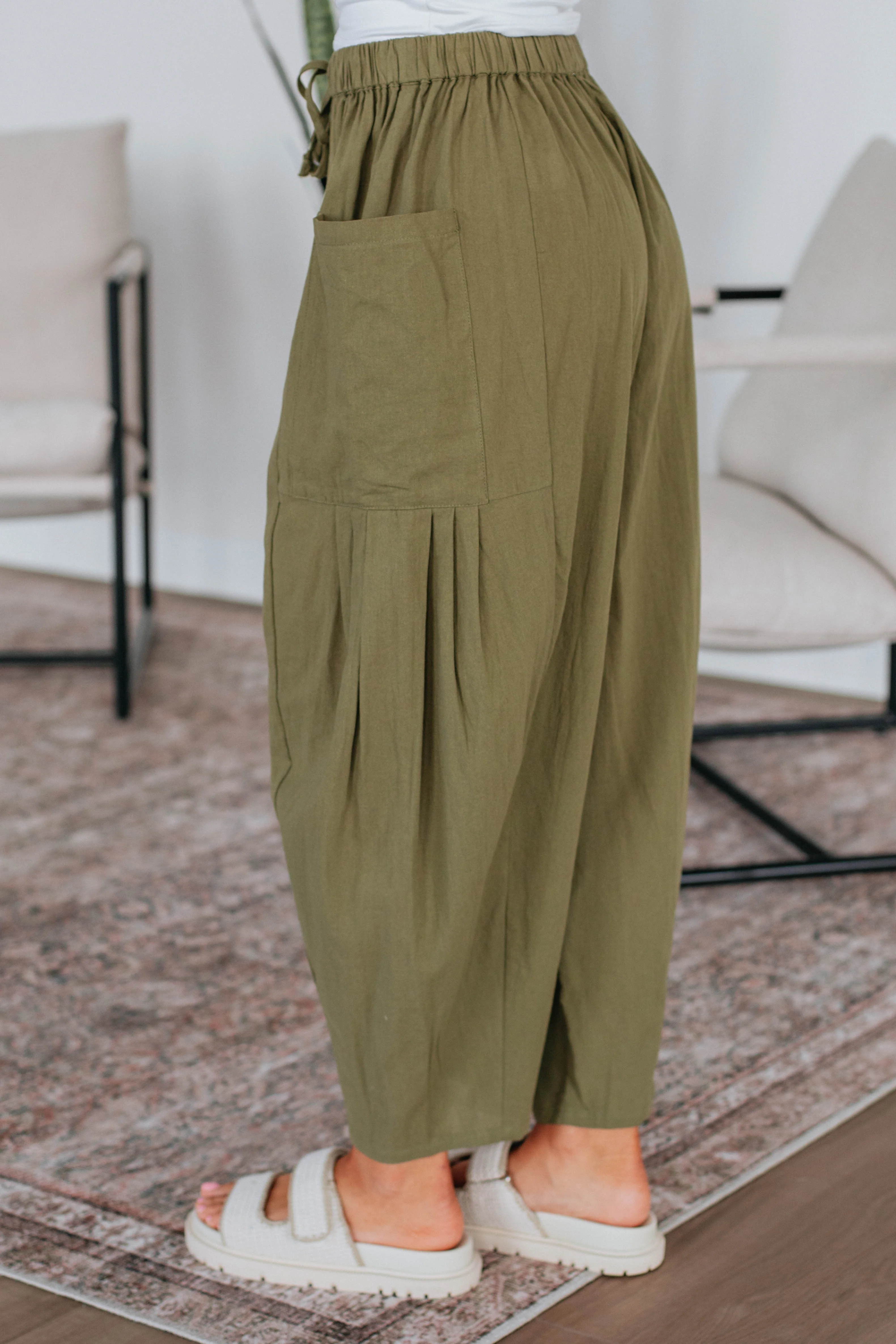 Adeera Pants - Burnt Olive