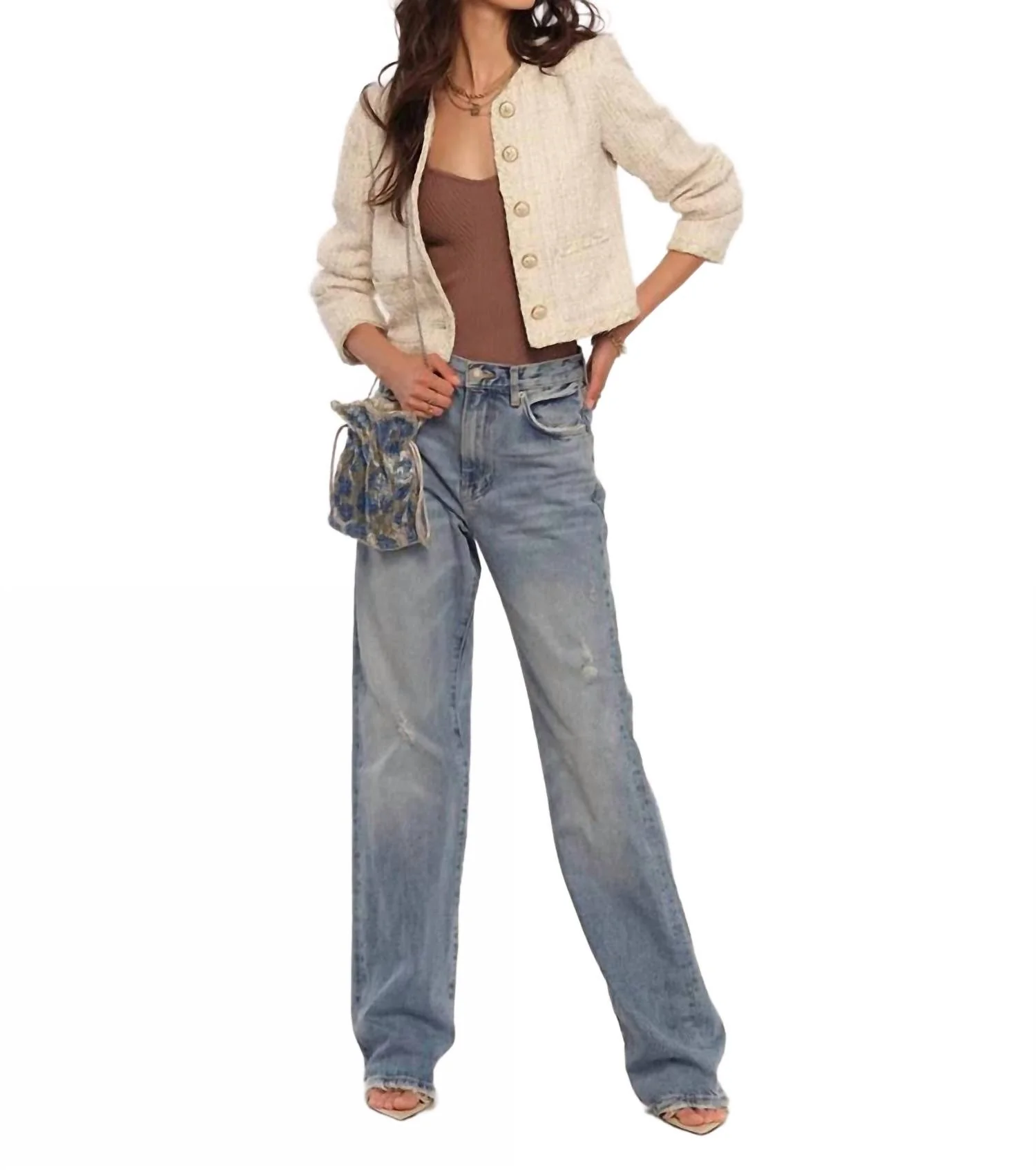 Billie Blazer In Ivory