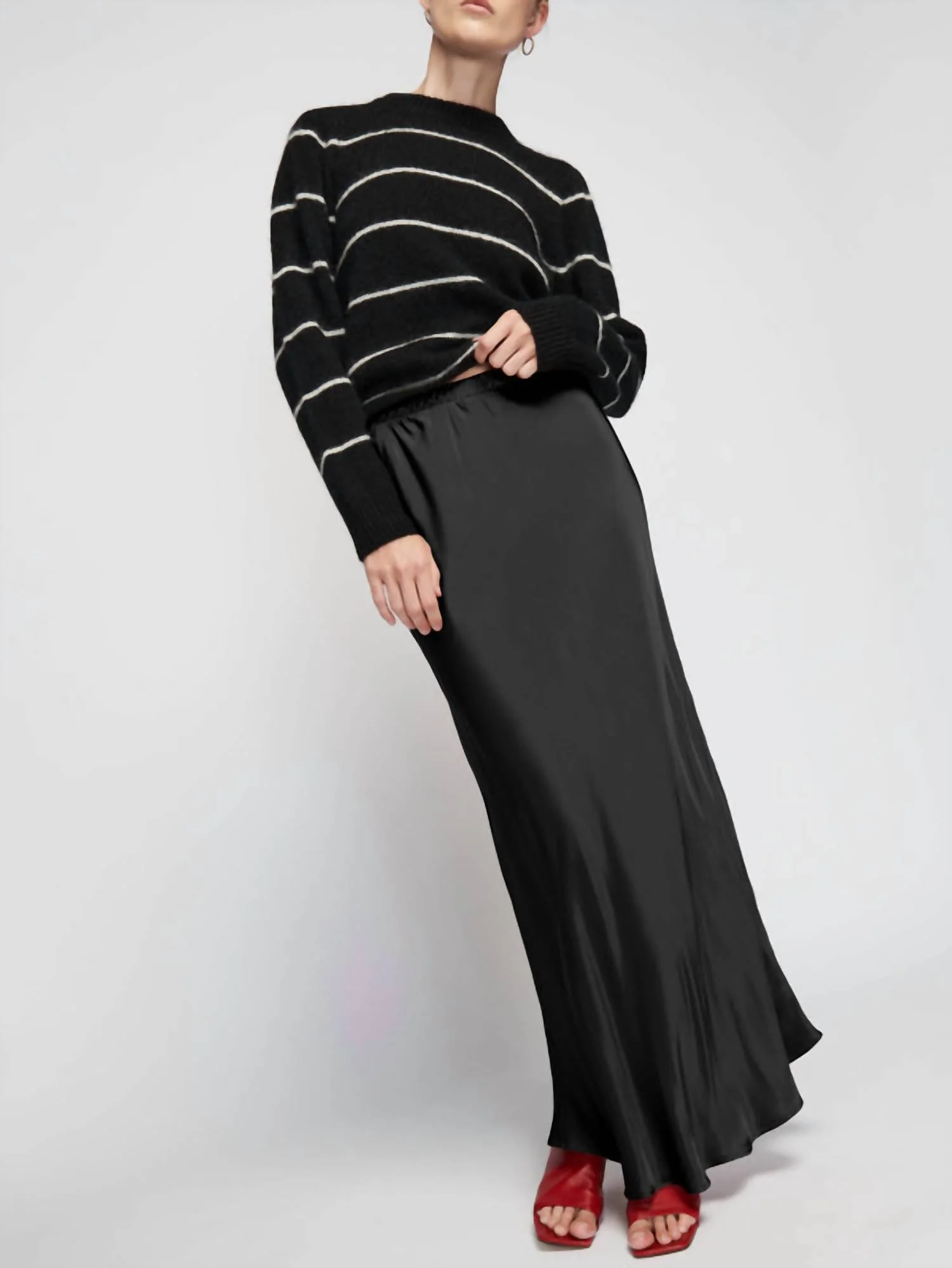 Gaia Maxi Skirt In Black