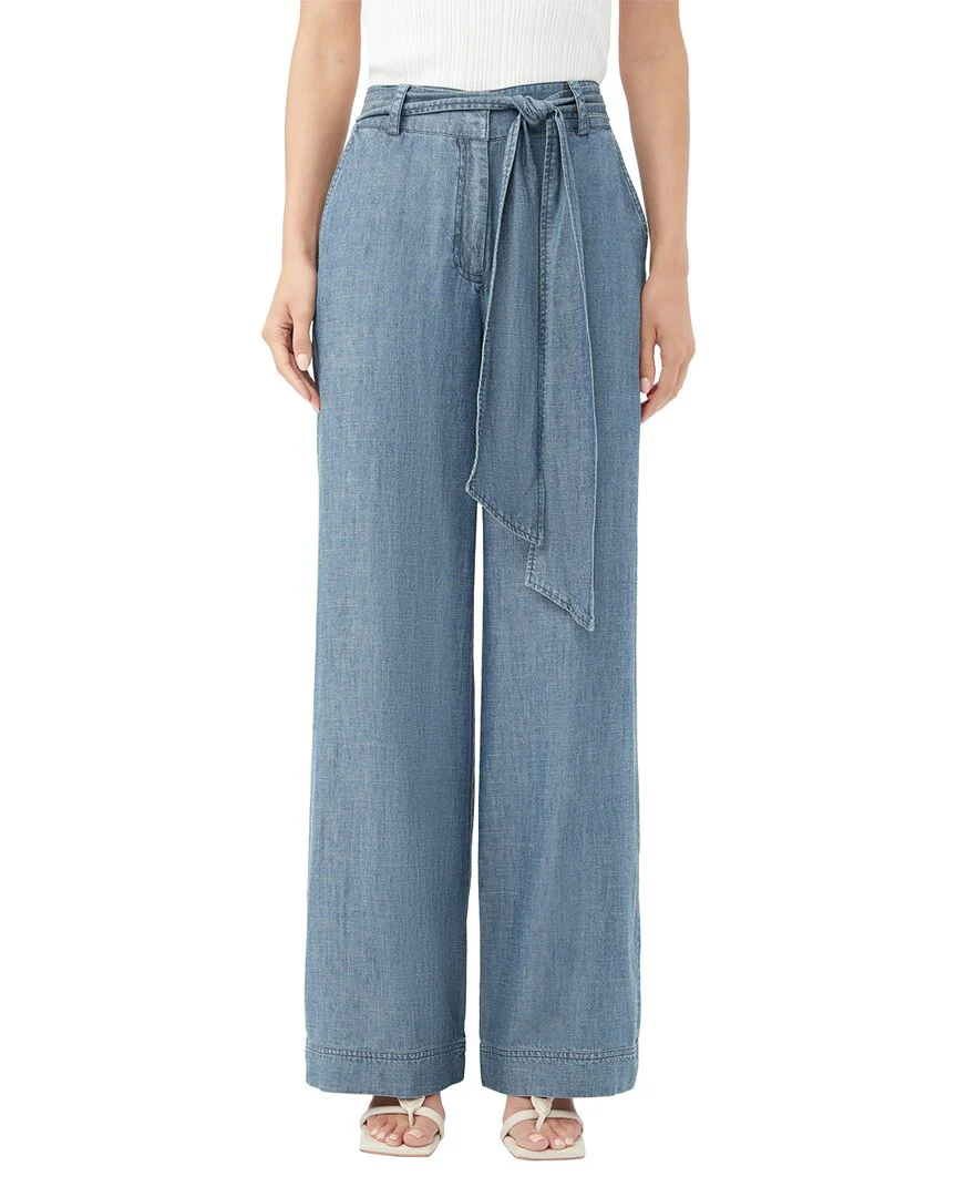 Trina Turk Tonga Linen-Blend Pant