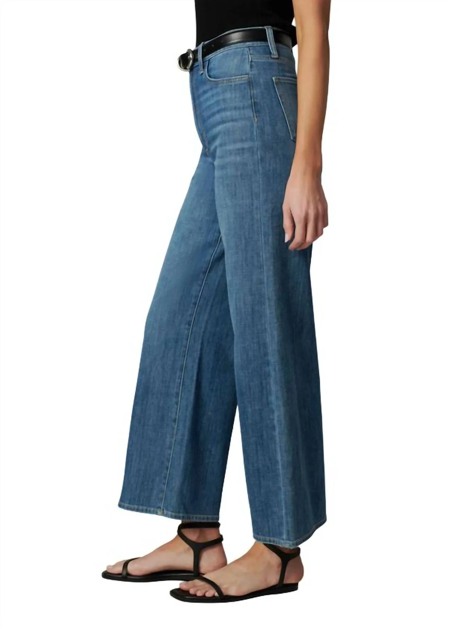 Mia Wide Leg Jean In Smoke Show