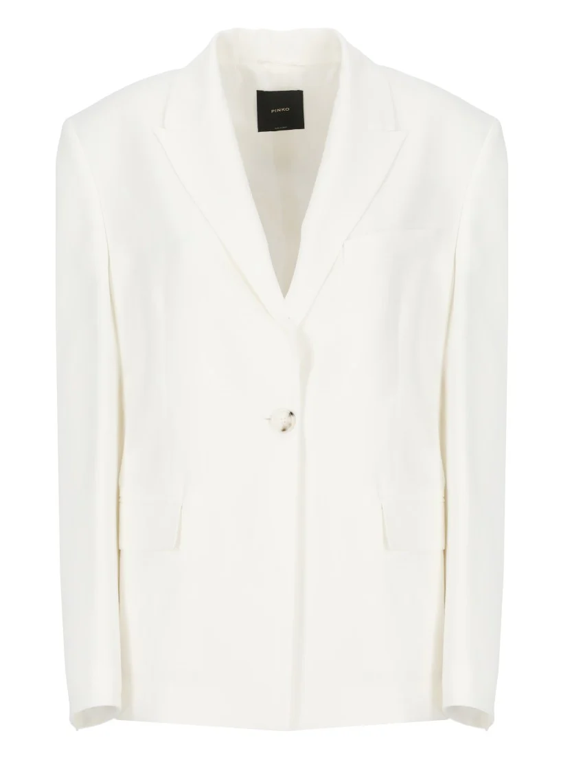 Viscose And Linen Blazer
