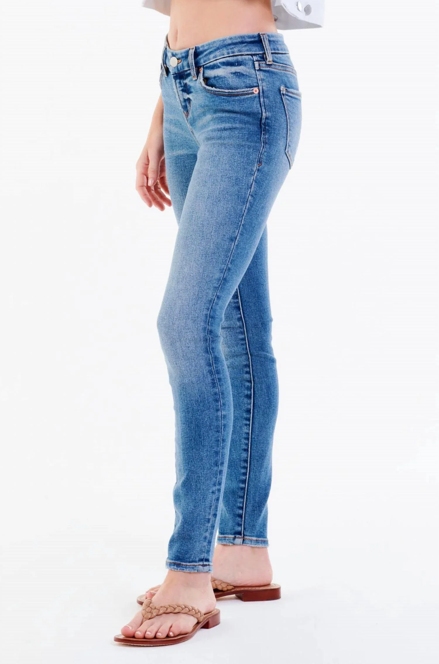 Joyrich Low Rise Skinny Jean In Sunset