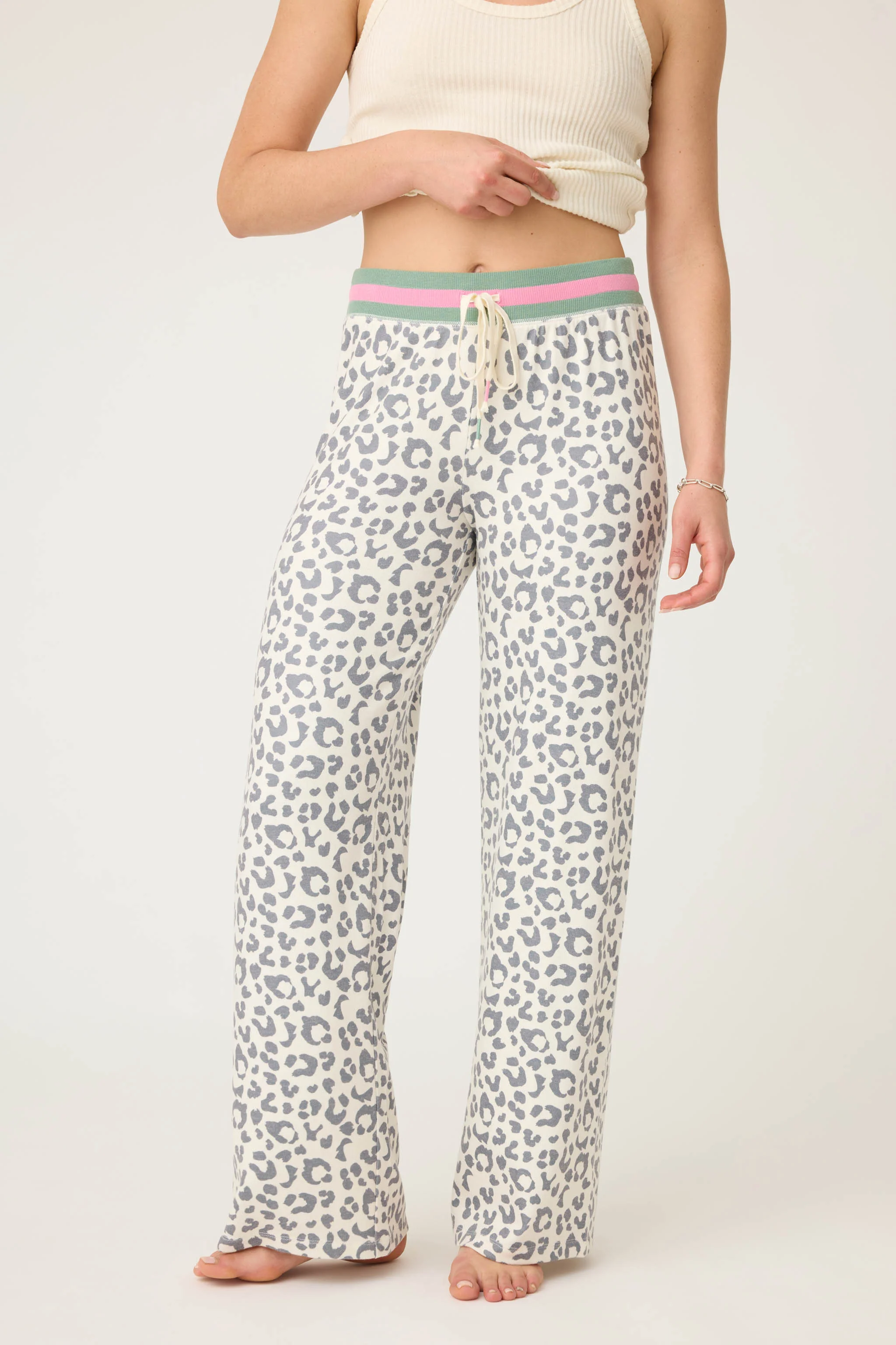 Life In Leopard Wide-Leg Pants