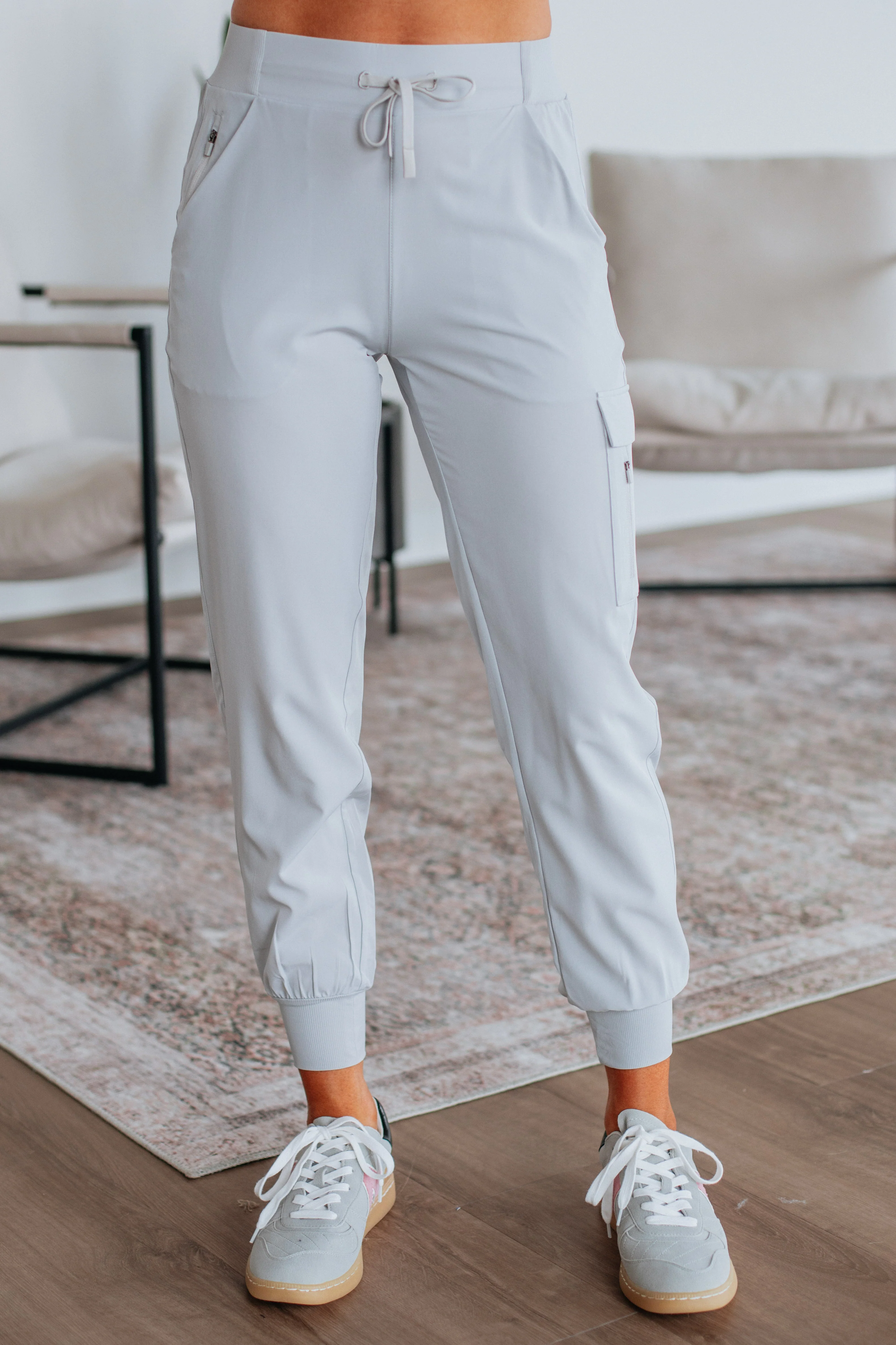 Malena Active Joggers - Fog