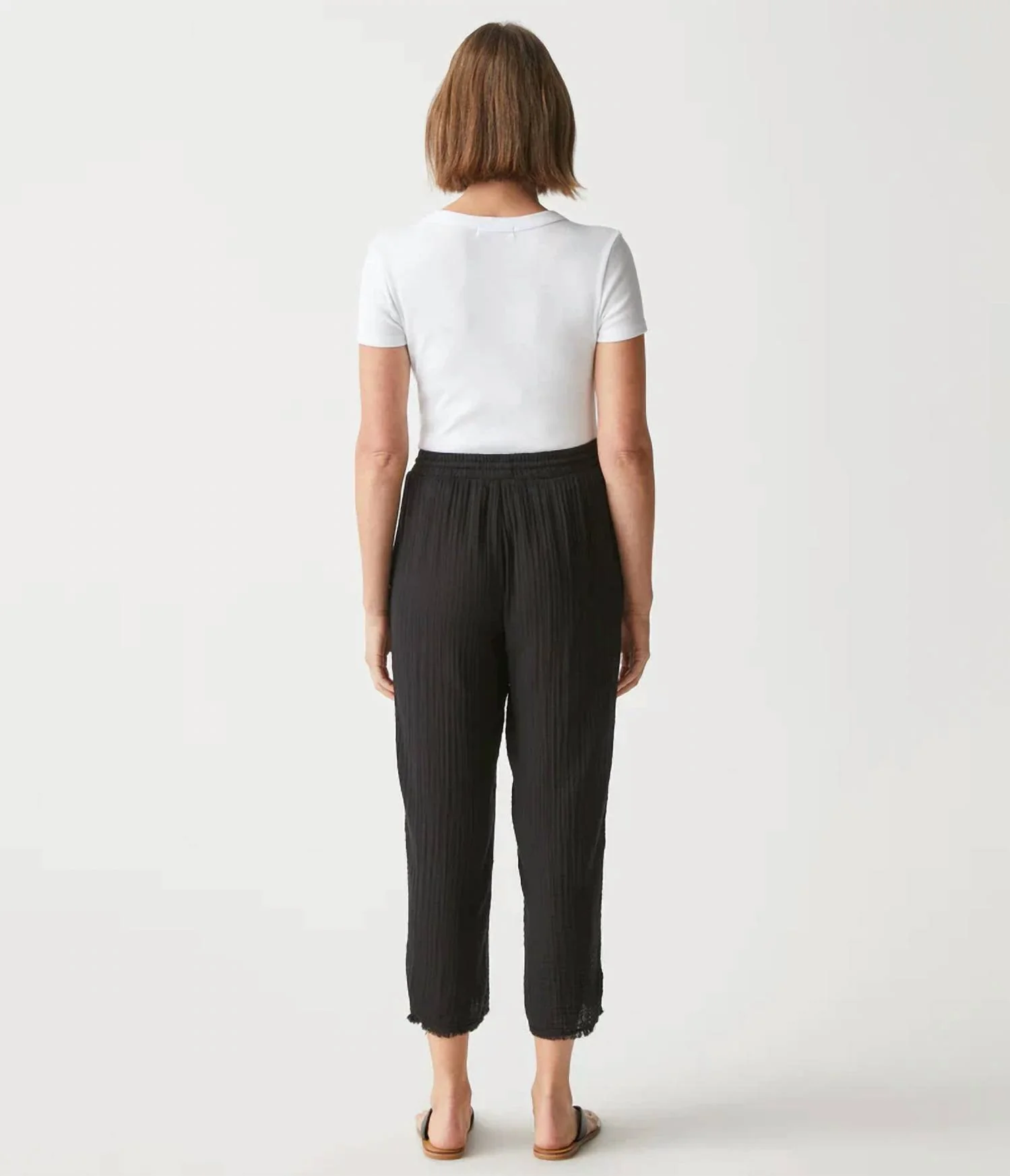 Ashton Mid Rise Crop Pant In Oxide