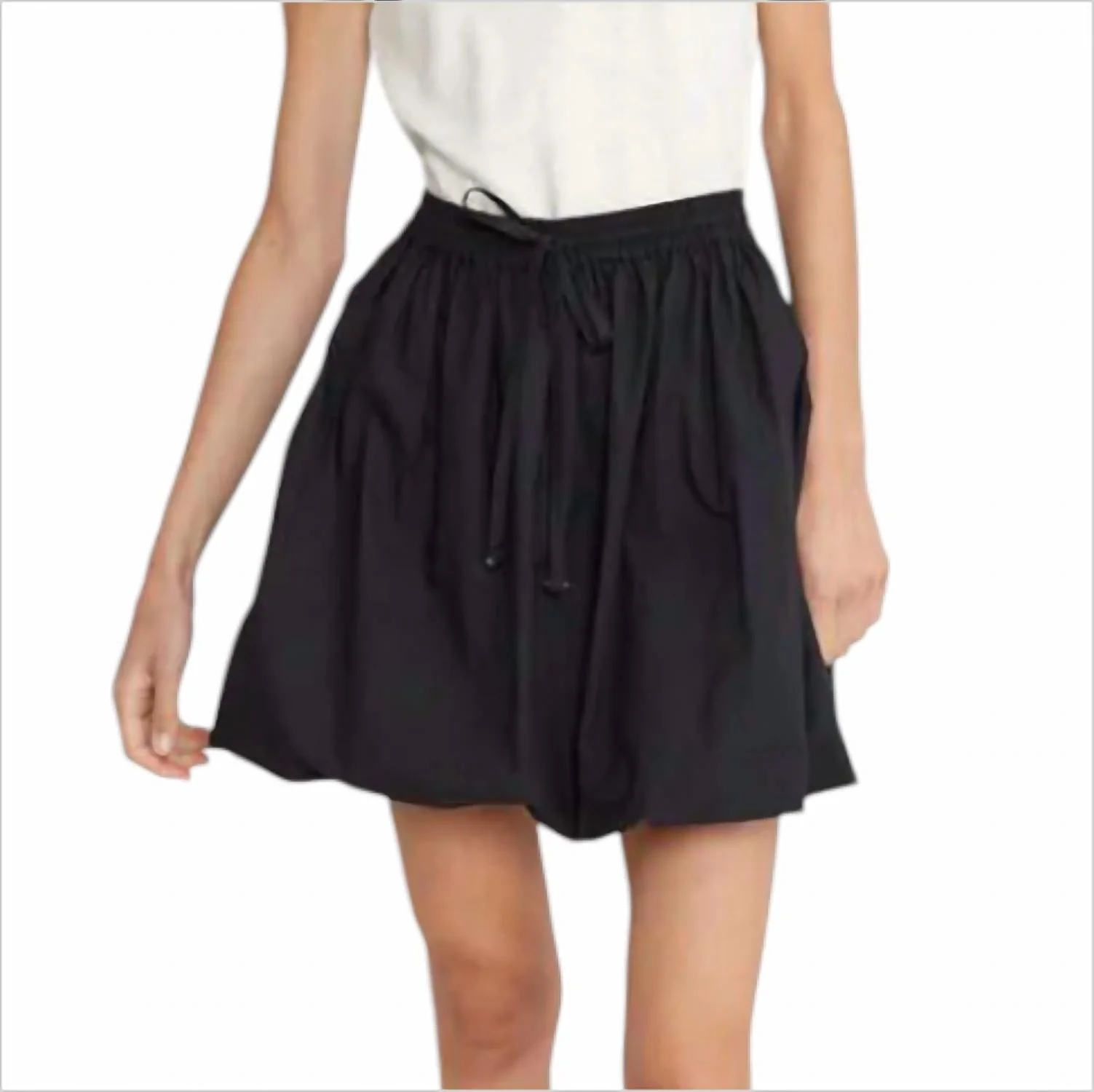 Bubble Skirt In Caviar