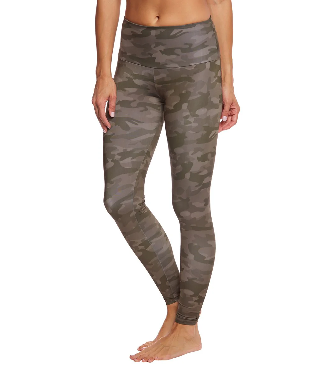 Onzie High Waisted Yoga Leggings Moss Camo