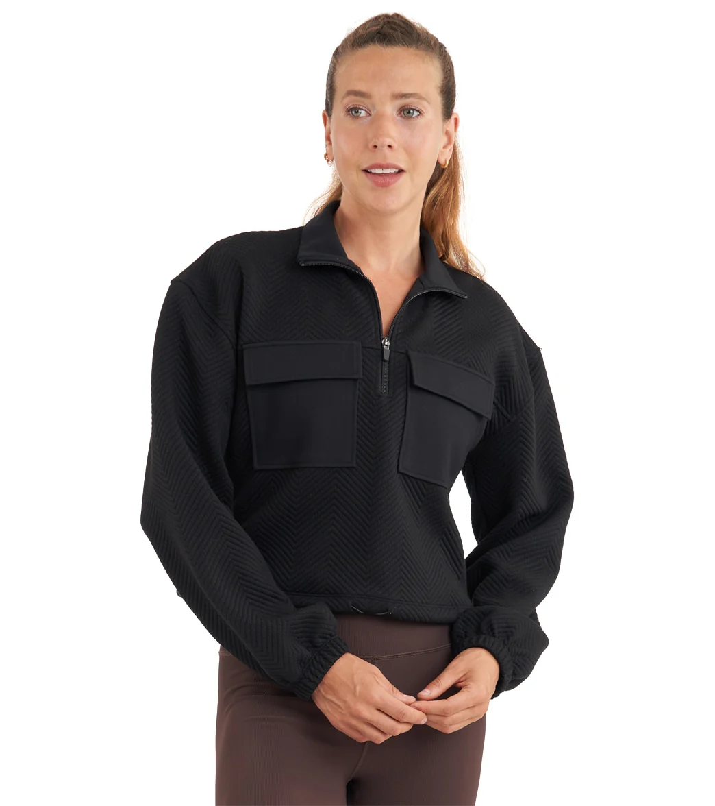 Thrive Societe Patch Pocket Pullover