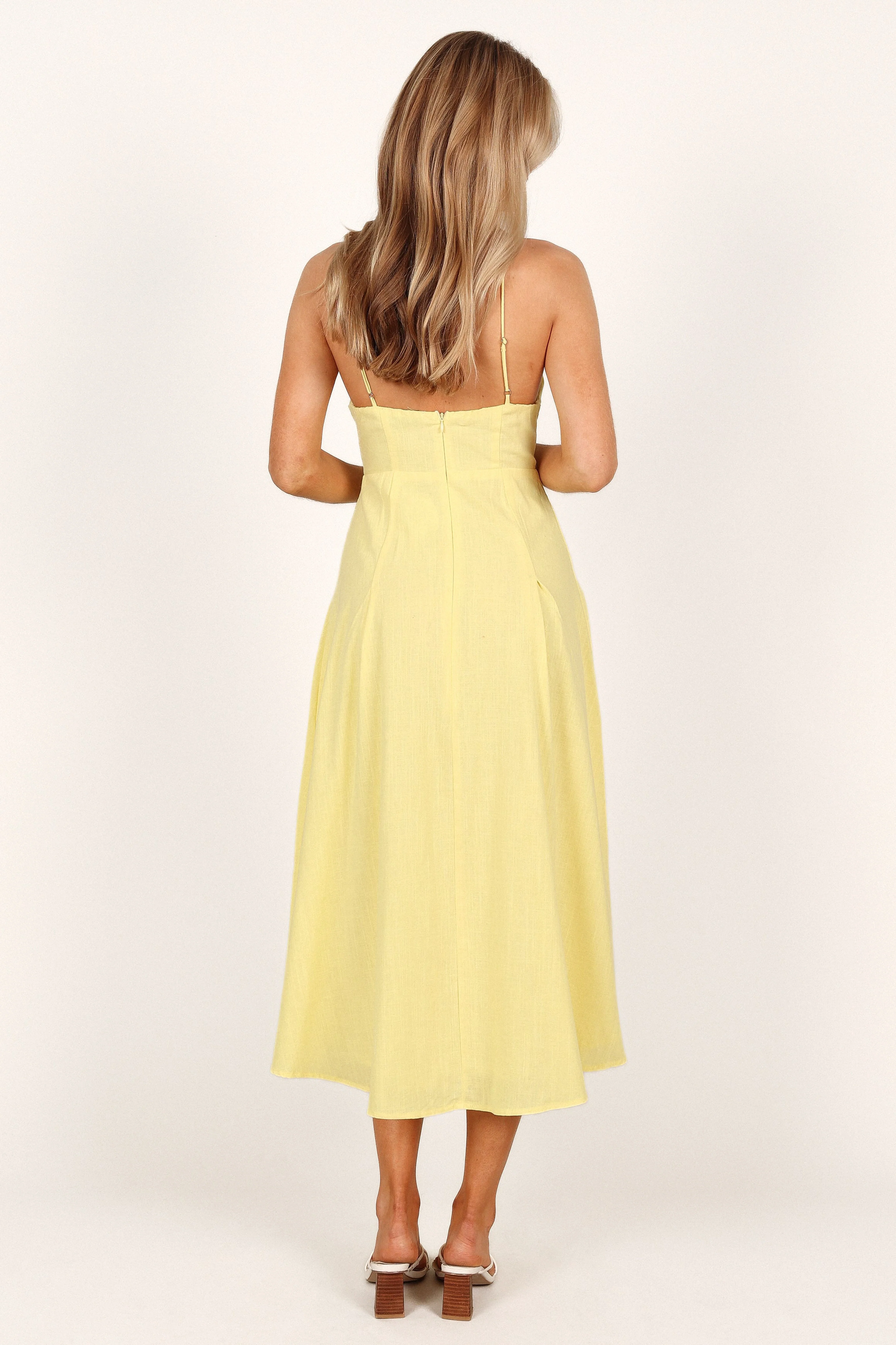 Sondera Midi Dress - Yellow
