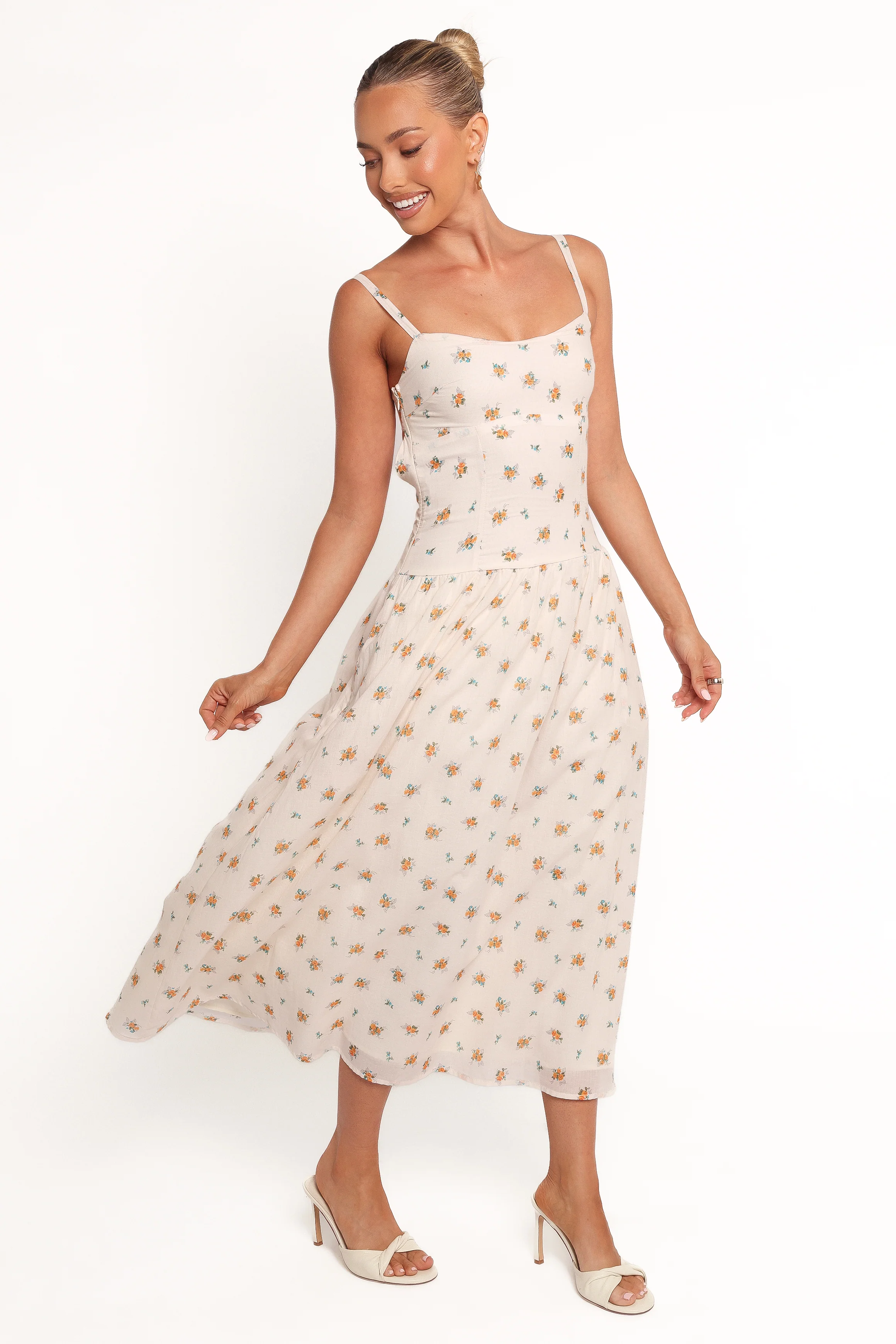 Oakley Maxi Dress - Yellow Floral