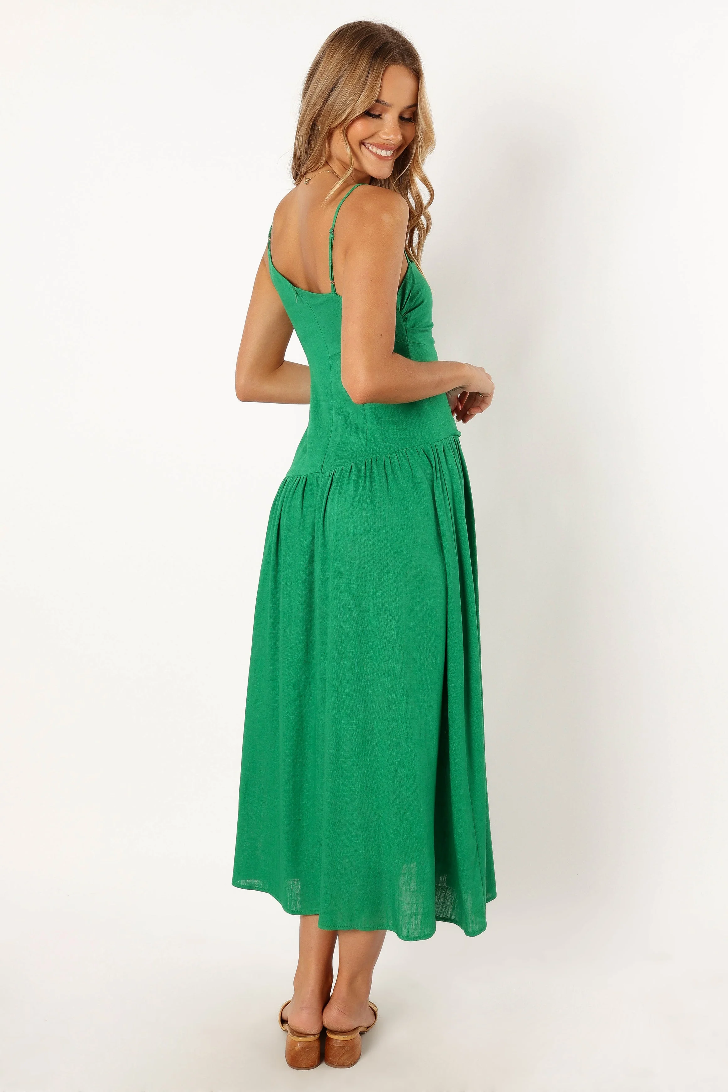 Shiloh Midi Dress - Green