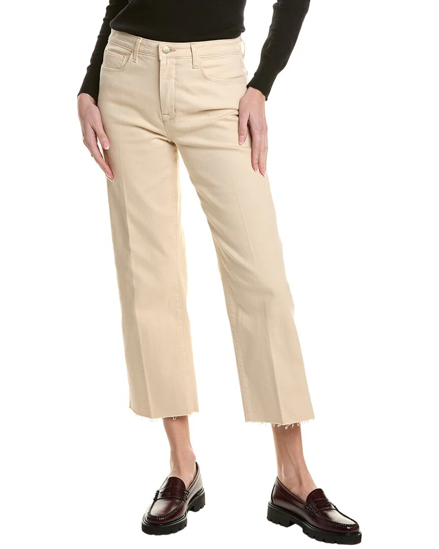 L’AGENCE Wanda High-Rise Crio Oat/Mothergoose Con Wide Leg Jean