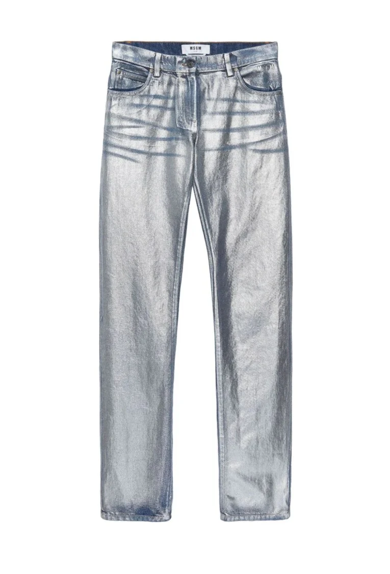 Straight-Leg Trousers With Finish