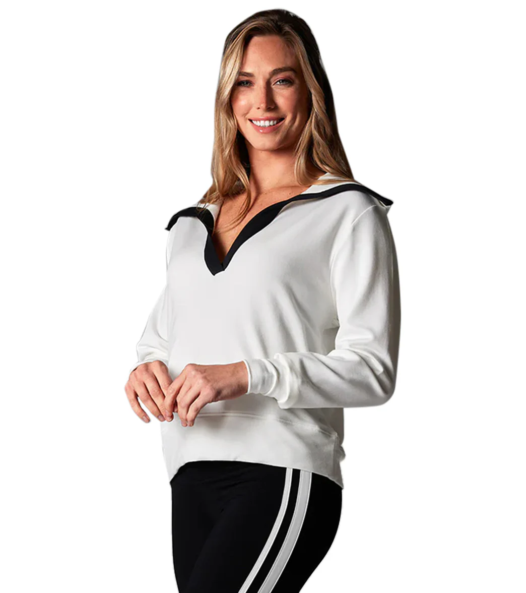 Tavi Cozy Collared Sweatshirt