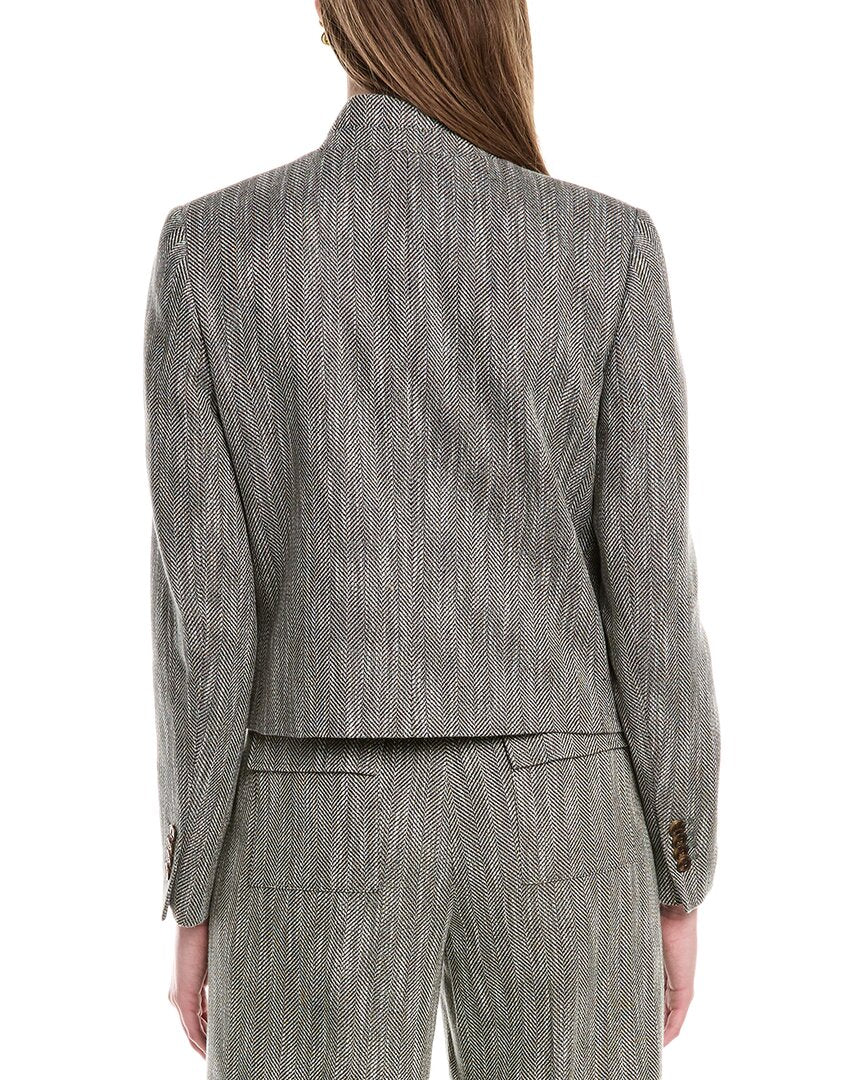 Lafayette 148 New York Lex Linen & Wool-Blend Blazer