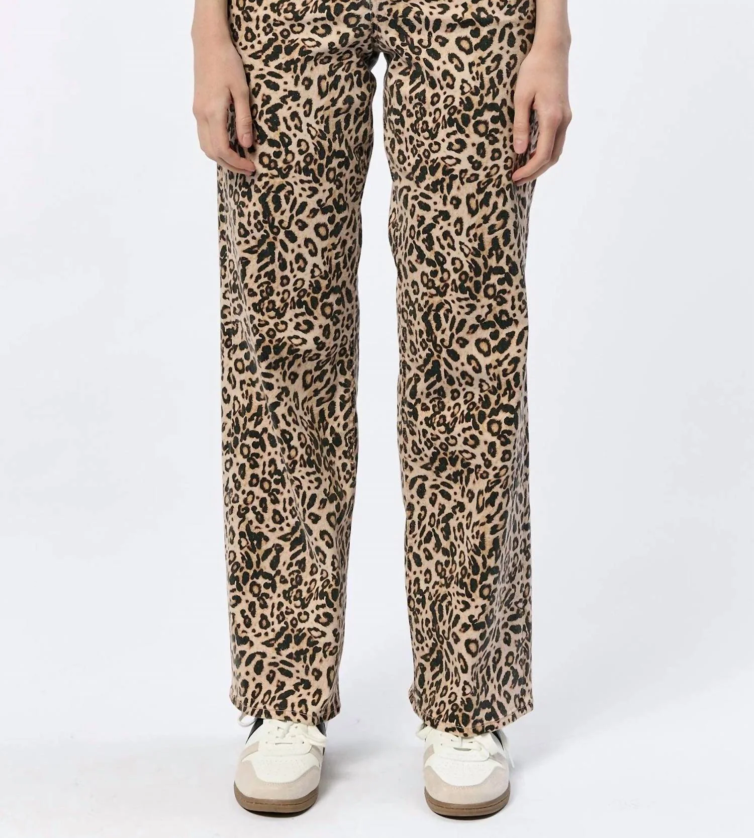 Taylor Straight Leg Jean In Leopard