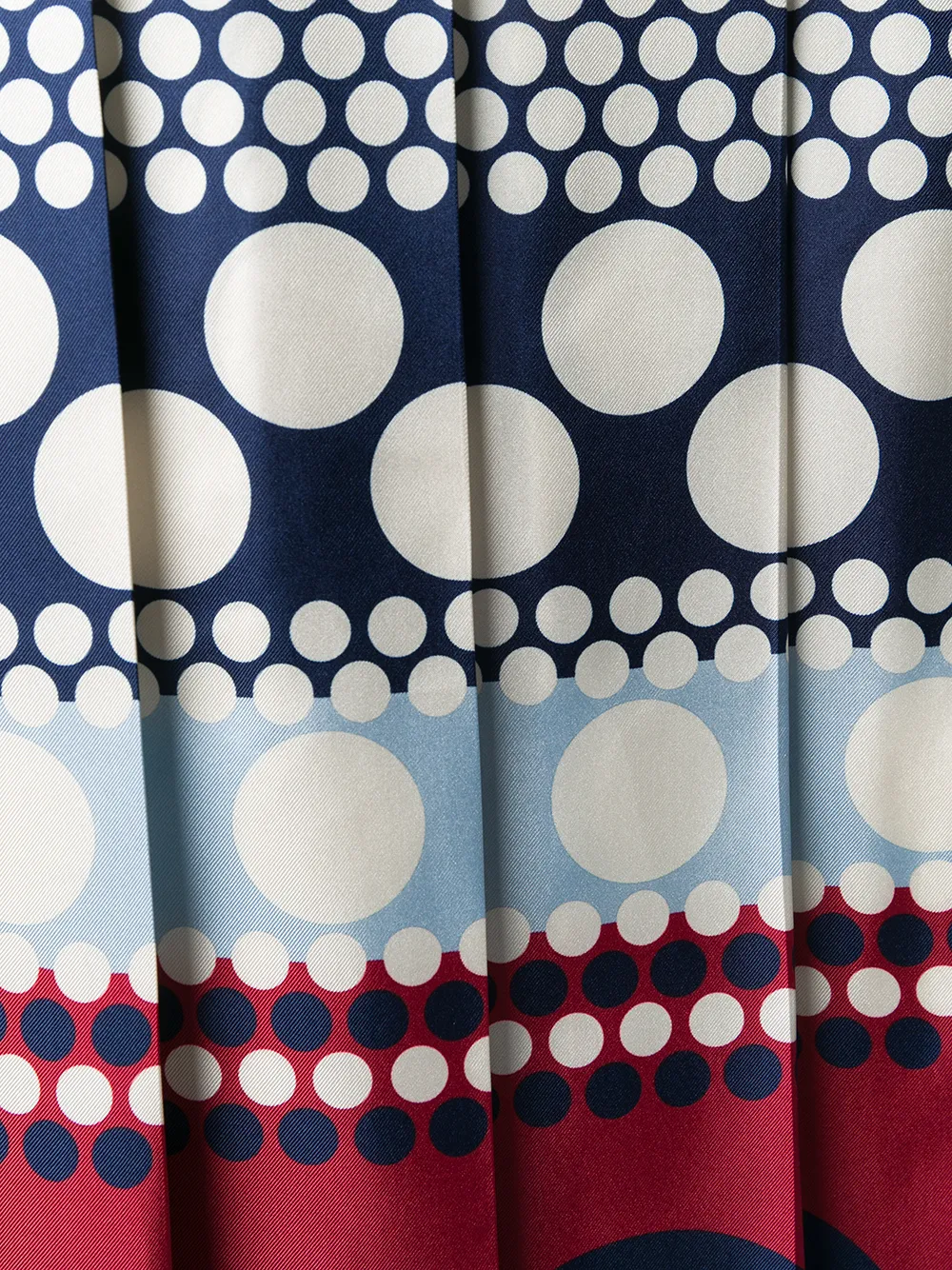 Valentino Stripe And Dot Skirt