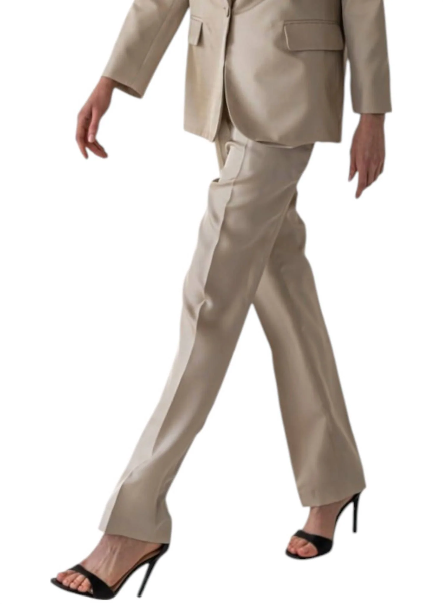 Silk Pants In Champagne