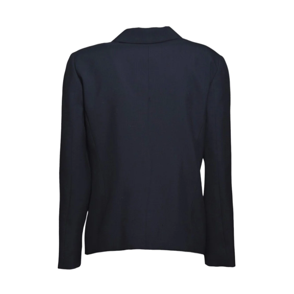 Dark Blue Wool Fresh Fabric Baby Jacket With Embroidery