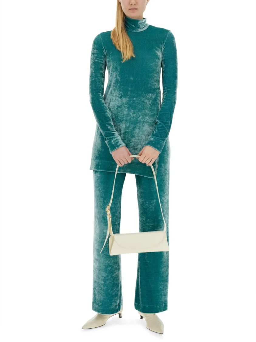 Relaxed Fit Wide Leg Pants