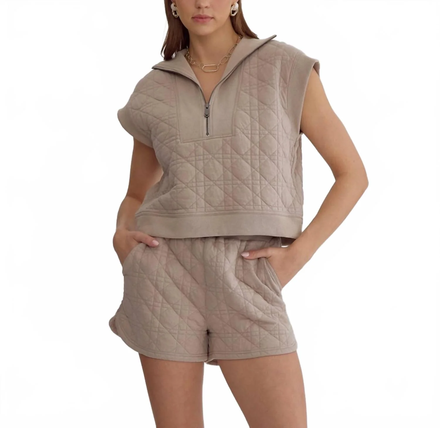 The Kitt Lounge Set In Taupe